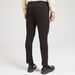 Textured Formal Trousers with Button Closure and Pockets-Pants-thumbnailMobile-3