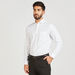 Textured Long Sleeve Shirt with Button Closure and Pocket-Shirts-thumbnailMobile-0