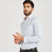 Checked Long Sleeve Shirt with Button Closure and Pocket-Shirts-thumbnailMobile-0