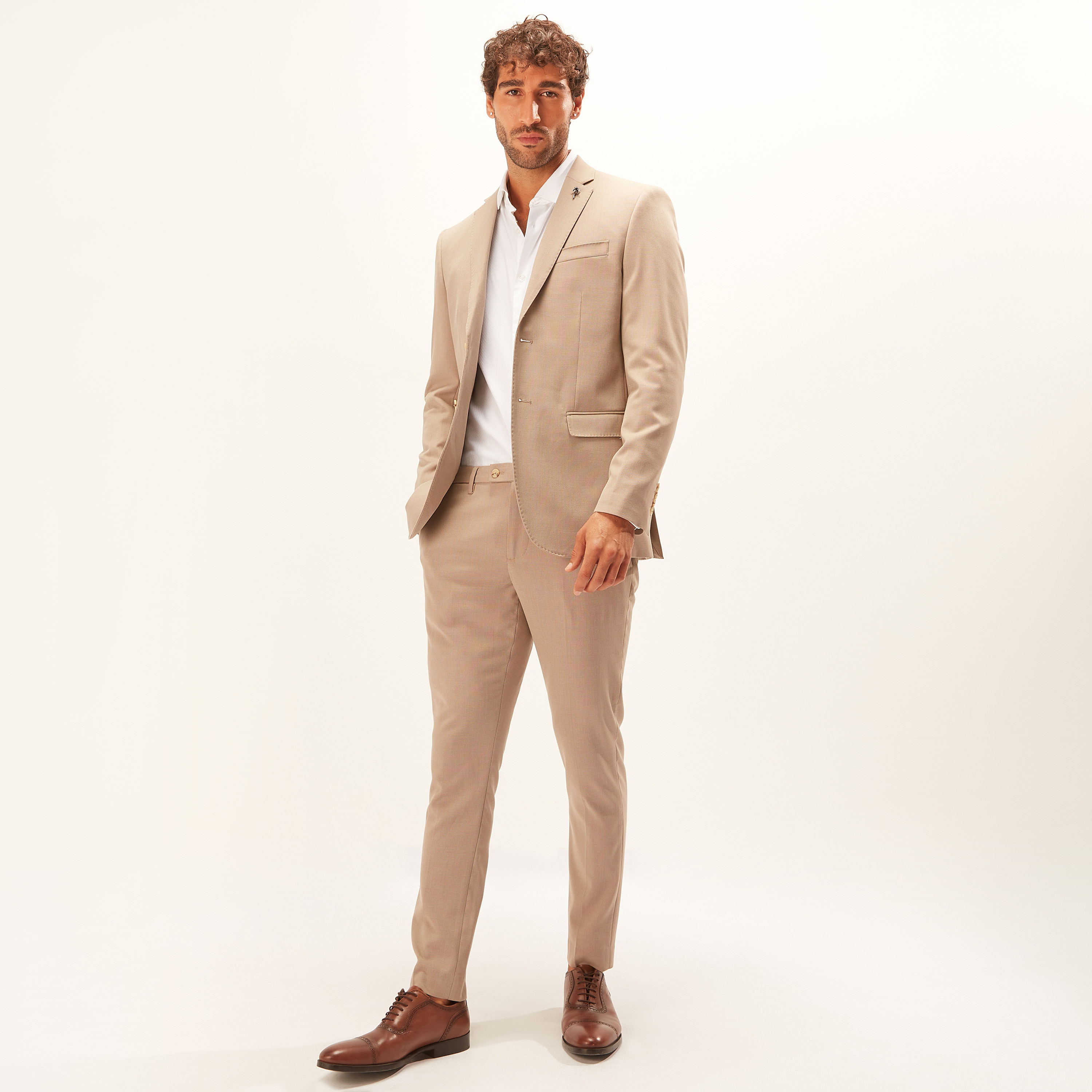 بنطلون رسمي سادة بزر إغلاق وجيوب-men-clothing-bottoms-trousersandchinos-trousers-image-6