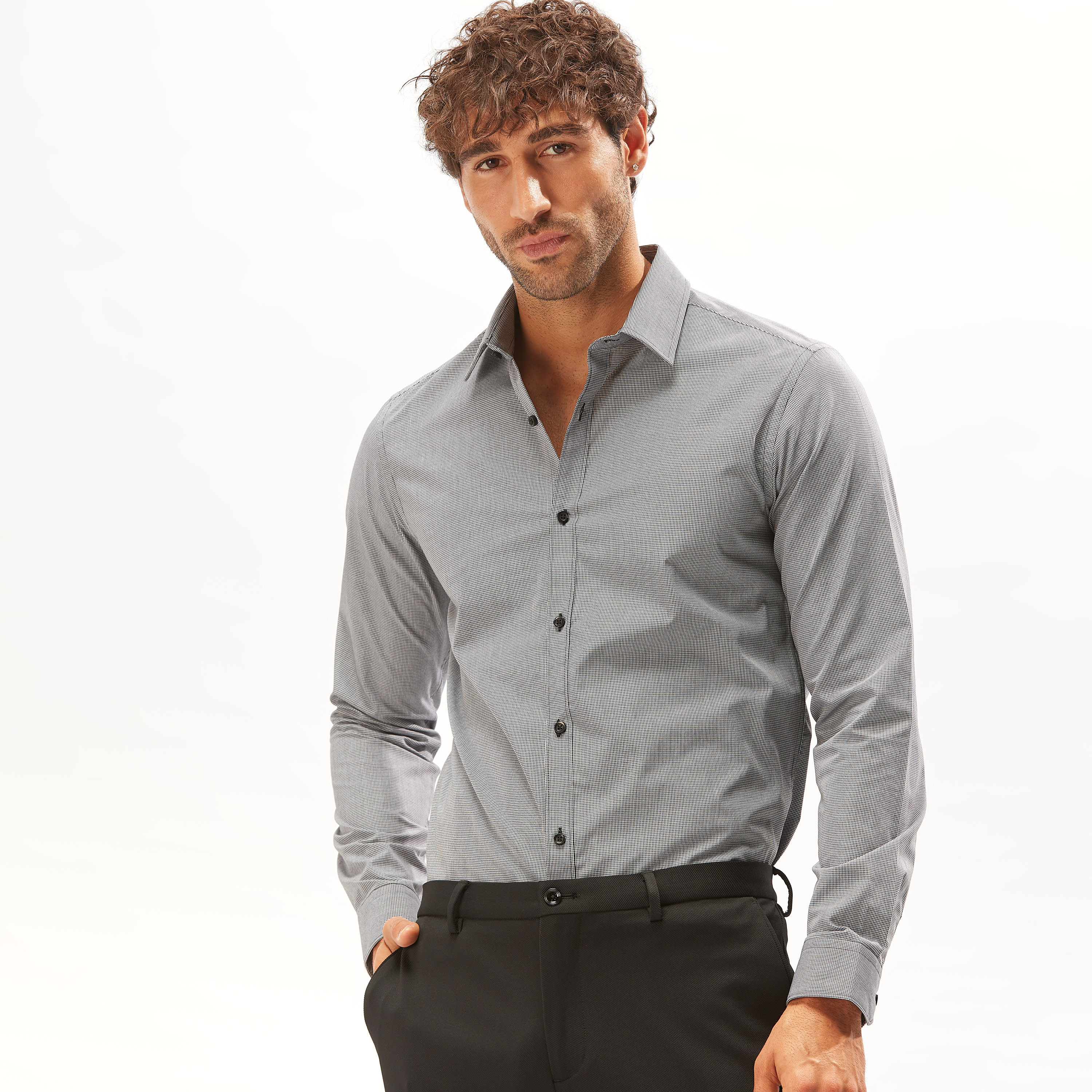 Grey shirt deals mens