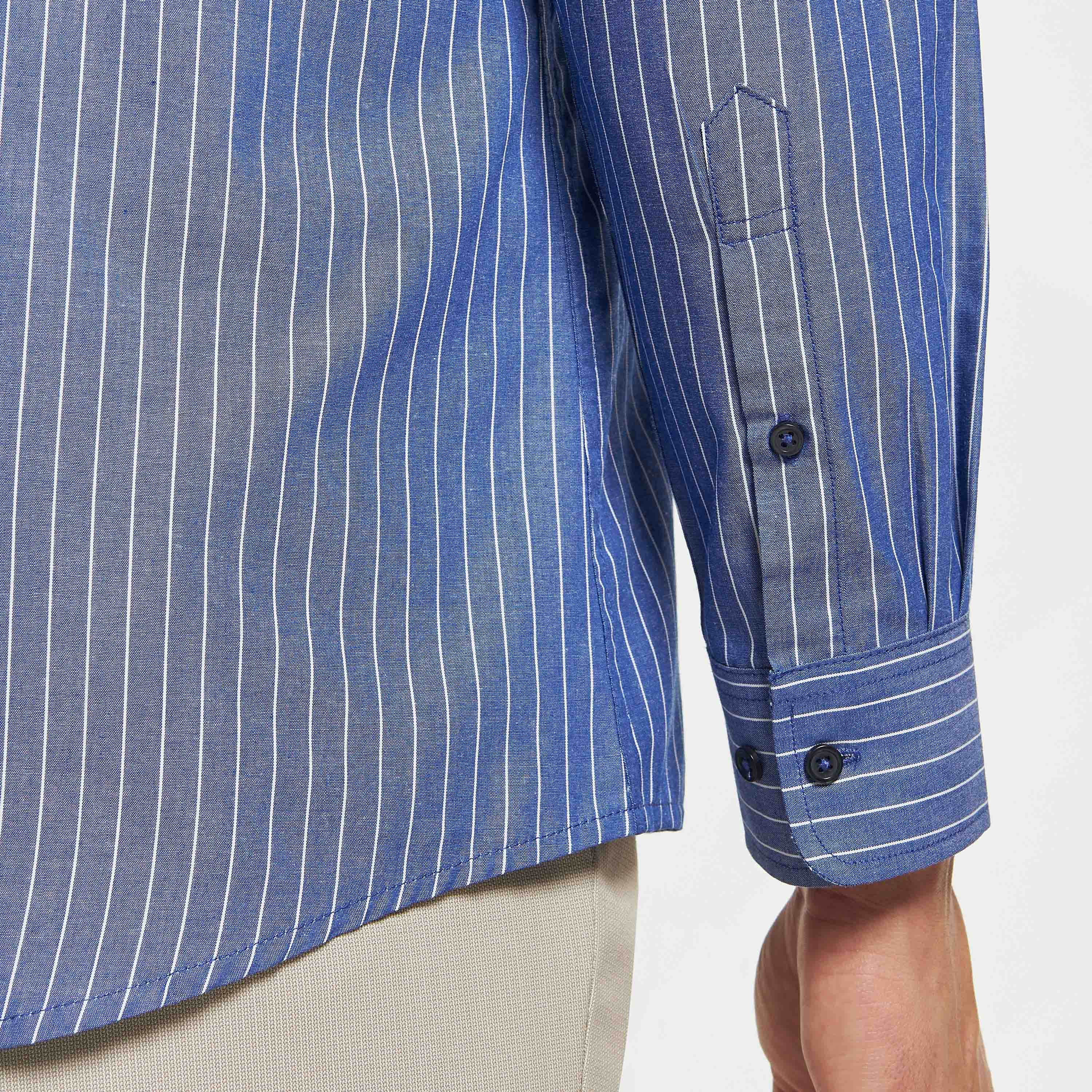 Striped dress outlet shirt