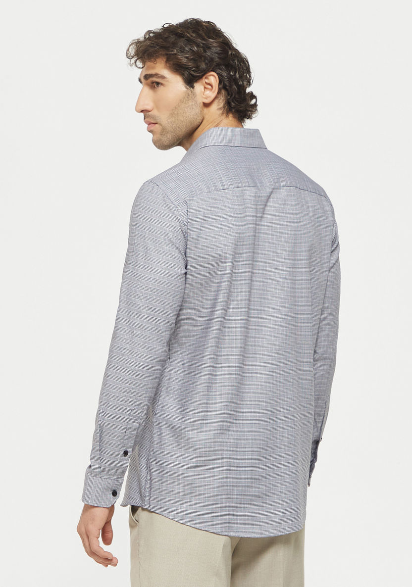 Buy Checked Shirt with Spread Collar and Long Sleeves | Splash UAE