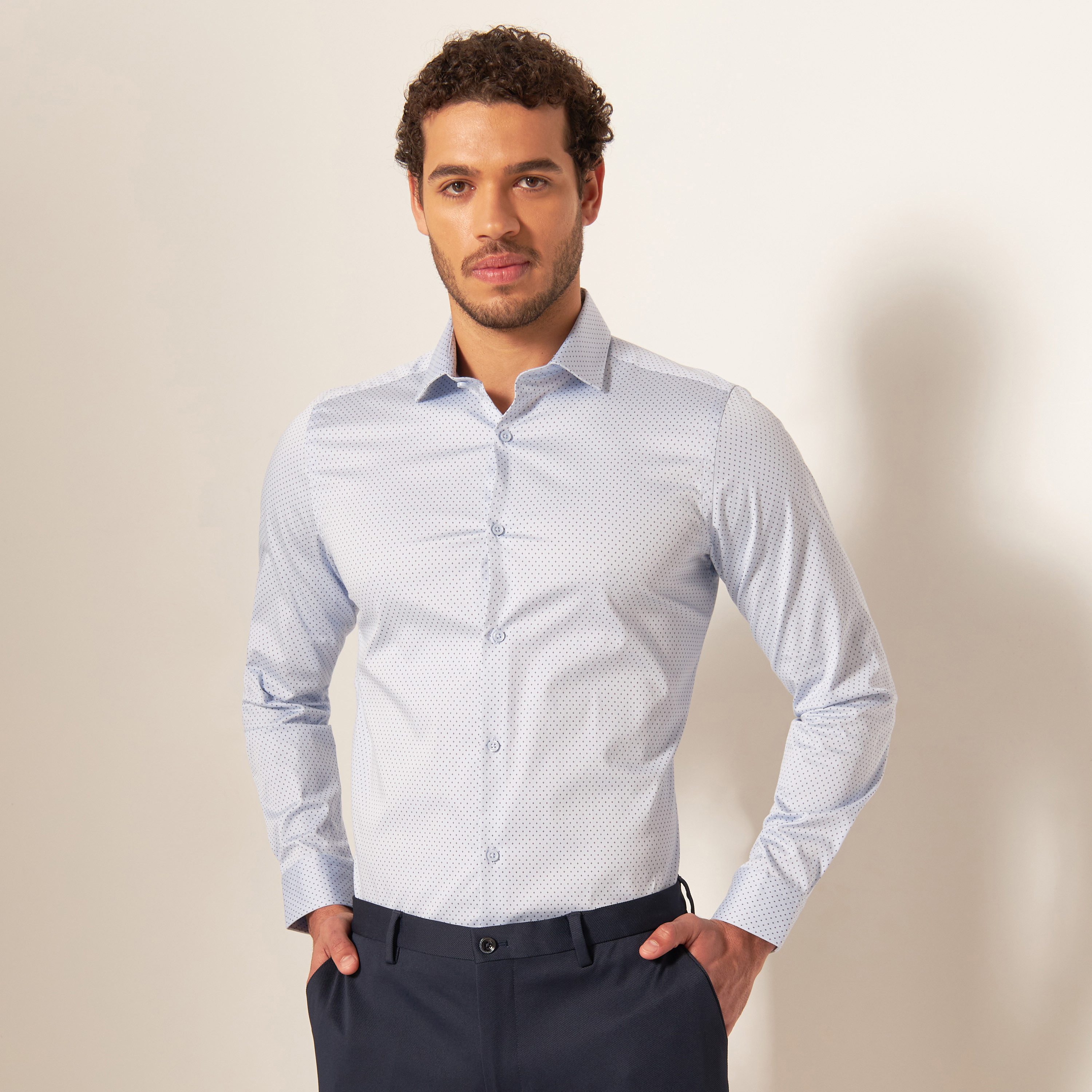 Slim fit hot sale shirt long sleeve