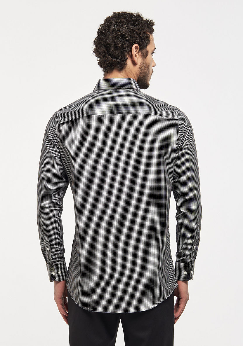 Buy Checked Infinity Shirt with Chest Pocket | Splash UAE