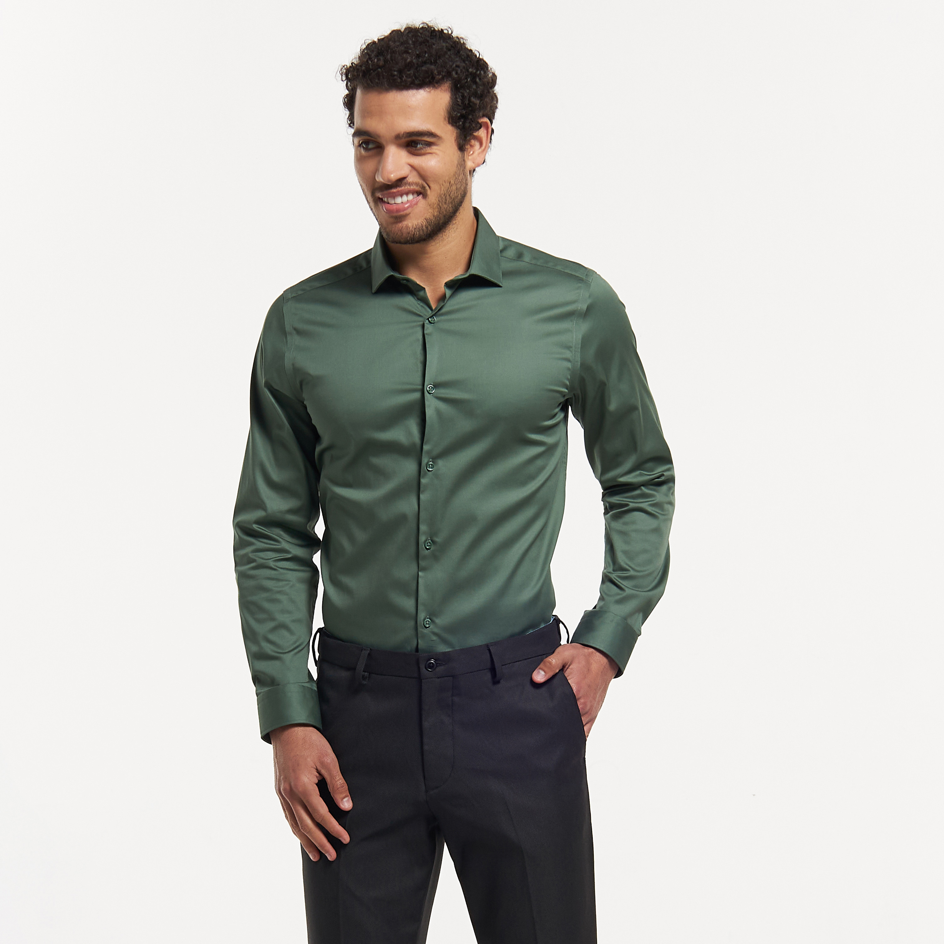 Slim fit cheap office shirts