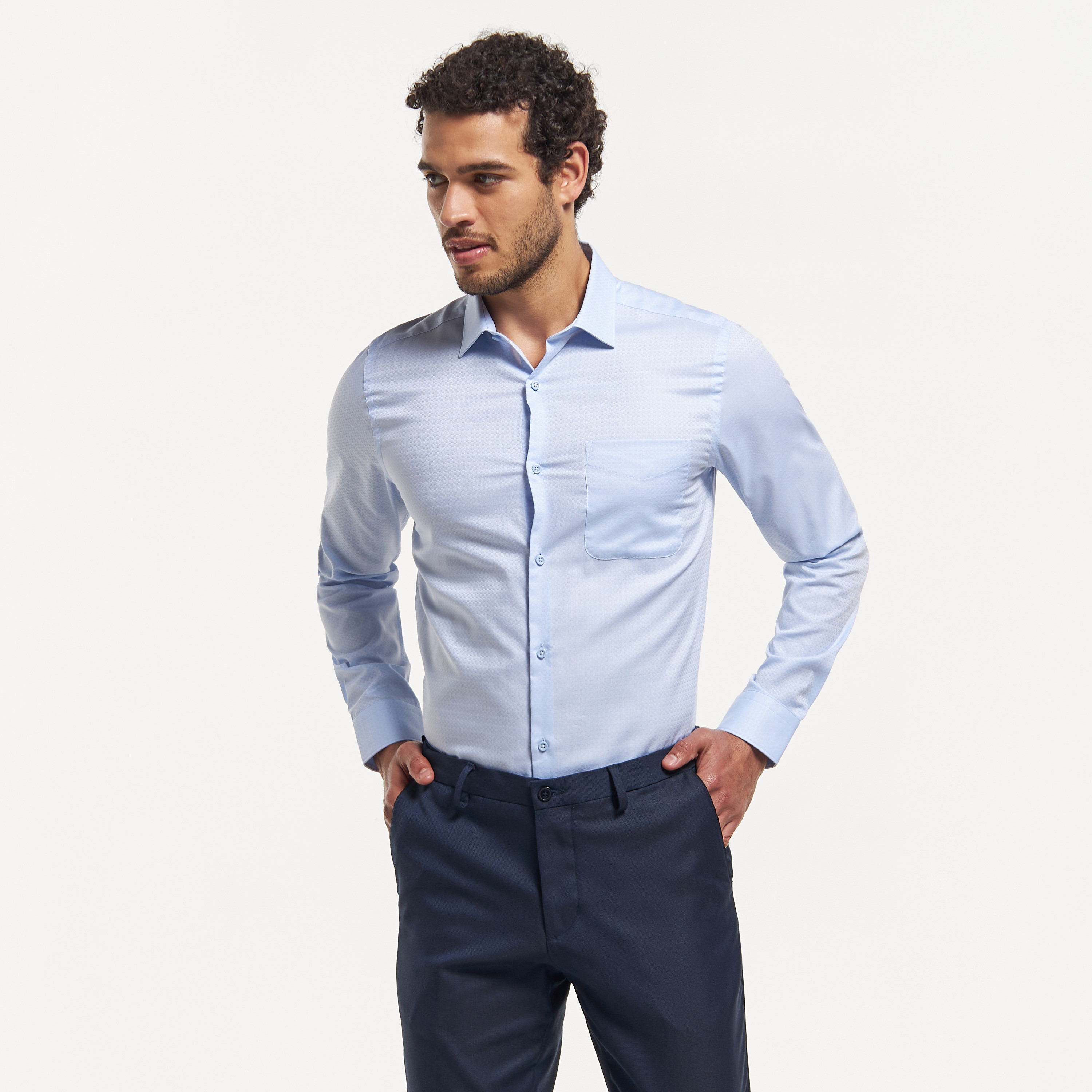 Grey muscle sale fit shirt