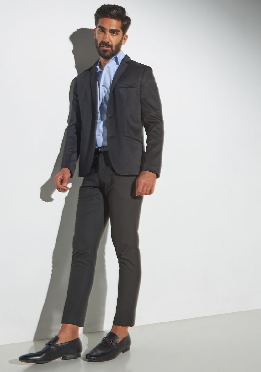 Buy Men's Solid Full Length Formal Trousers Online | Centrepoint KSA