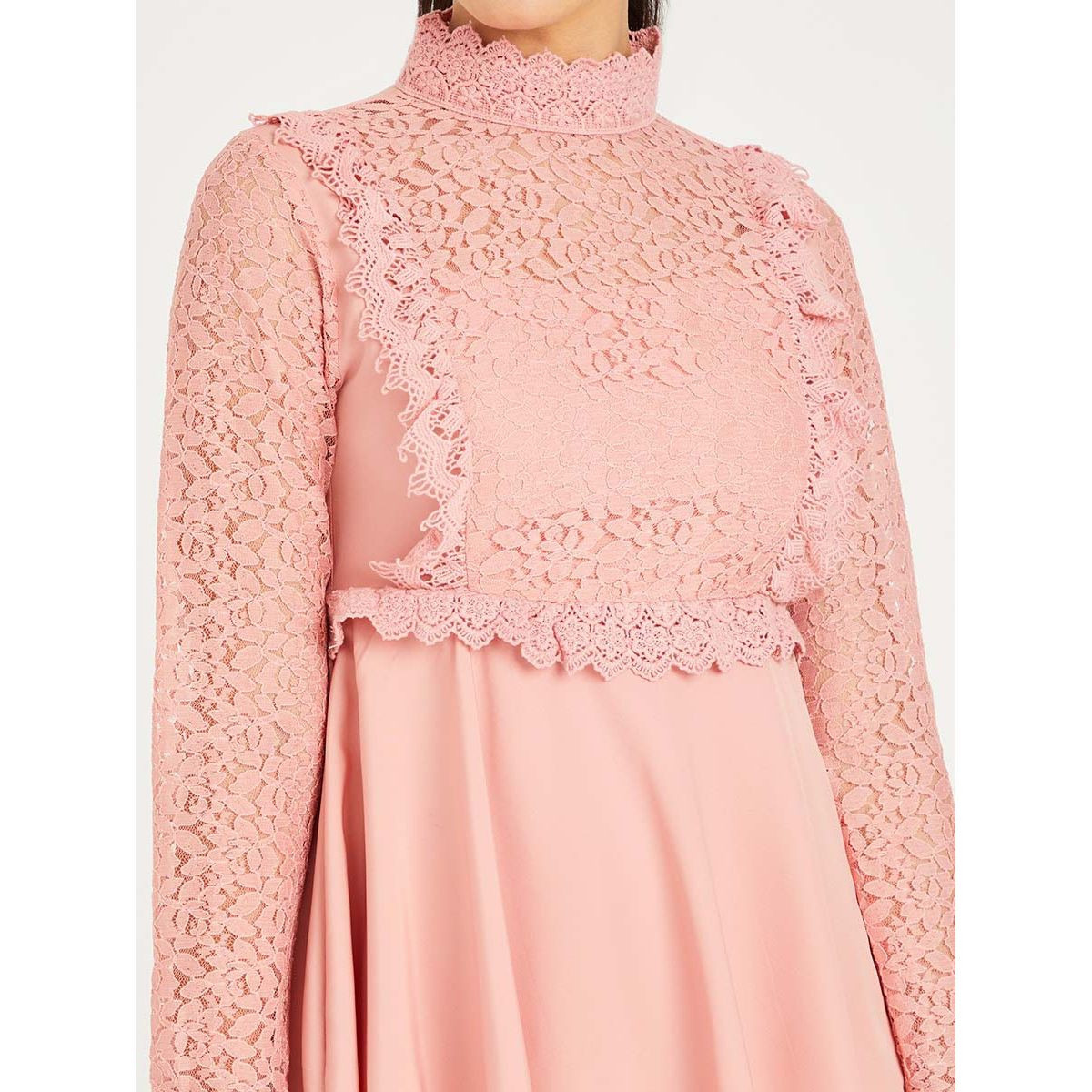 Styli Long Sleeves High Neck Tiered Maxi Dress-women-clothing-dresses-image-3