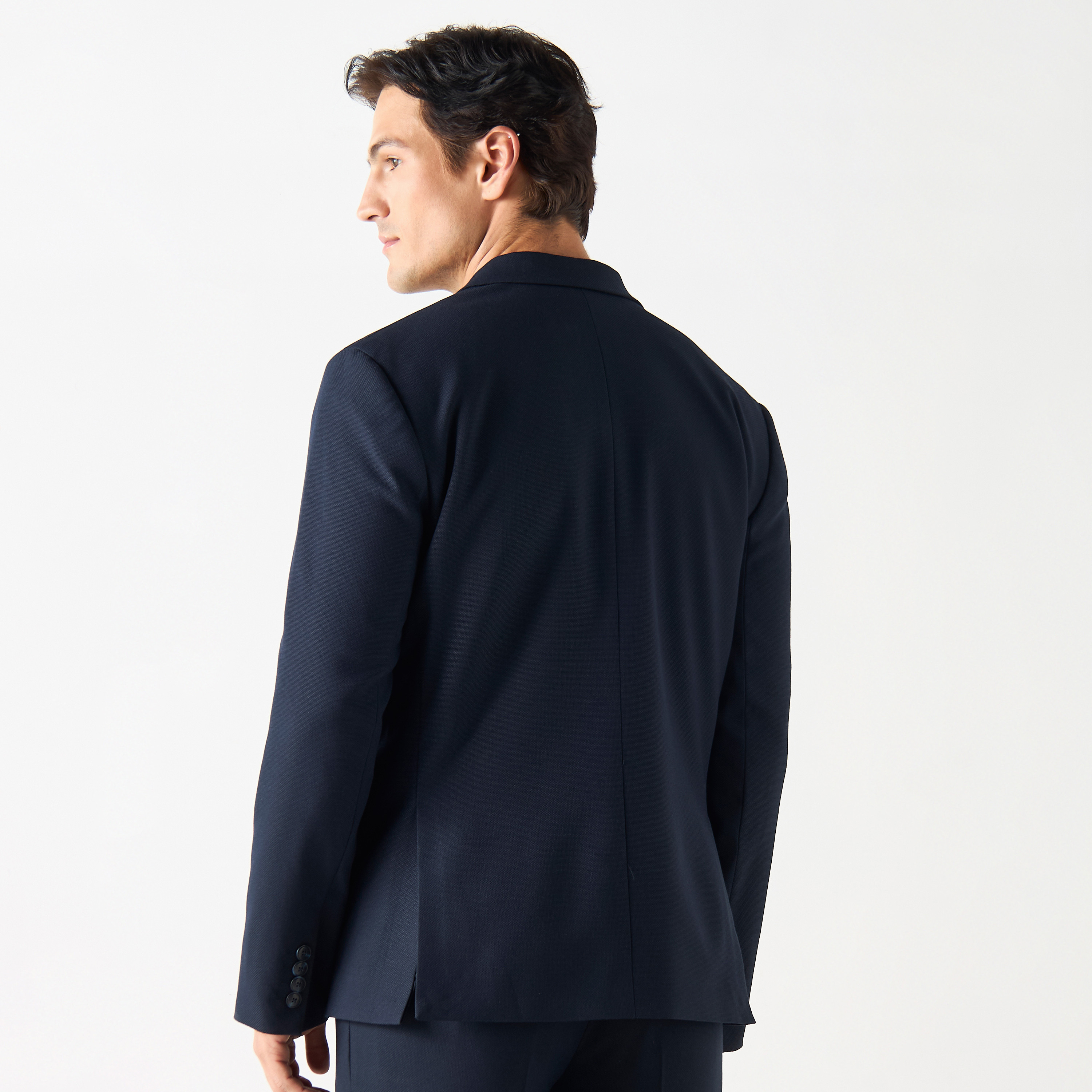 Textured Blazer with Notched Lapel and Long Sleeves-men-clothing-jacketsandblazers-blazers-image-7