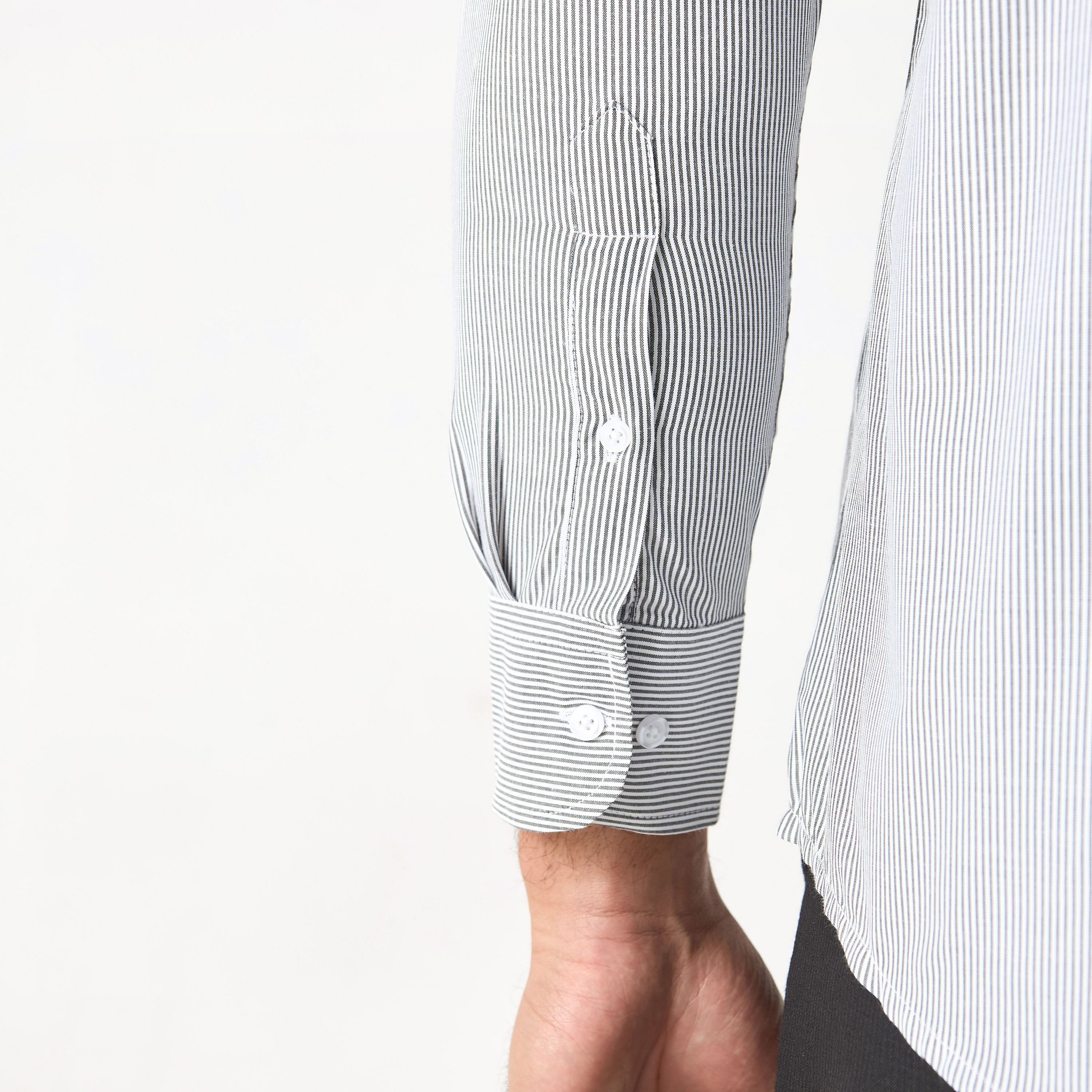 قميص رسمي مخطط بقصة عادية وأكمام طويلة وجيب-men-clothing-shirts-image-5