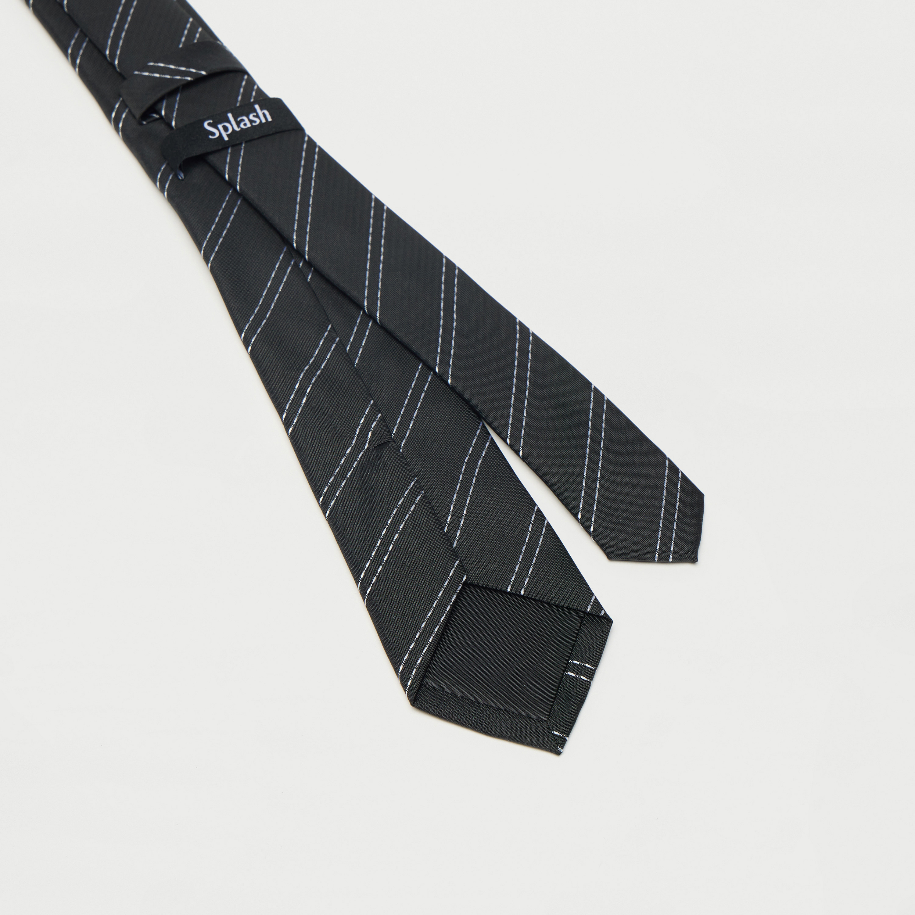 Textured Formal Tie with Keeper Loop-men-tiesandcufflinks-pocketsquares-image-15