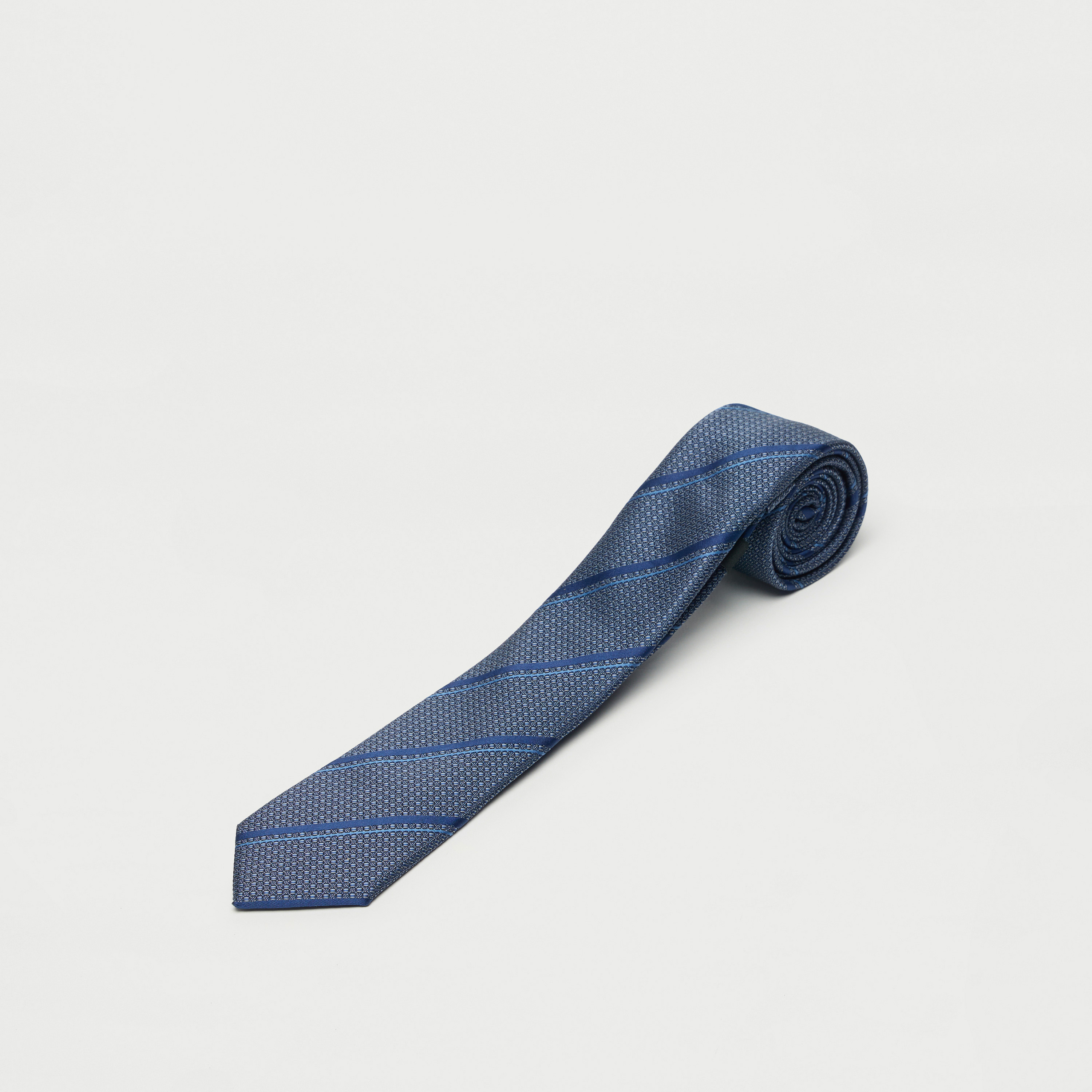 Textured Formal Tie with Keeper Loop-men-tiesandcufflinks-pocketsquares-image-1