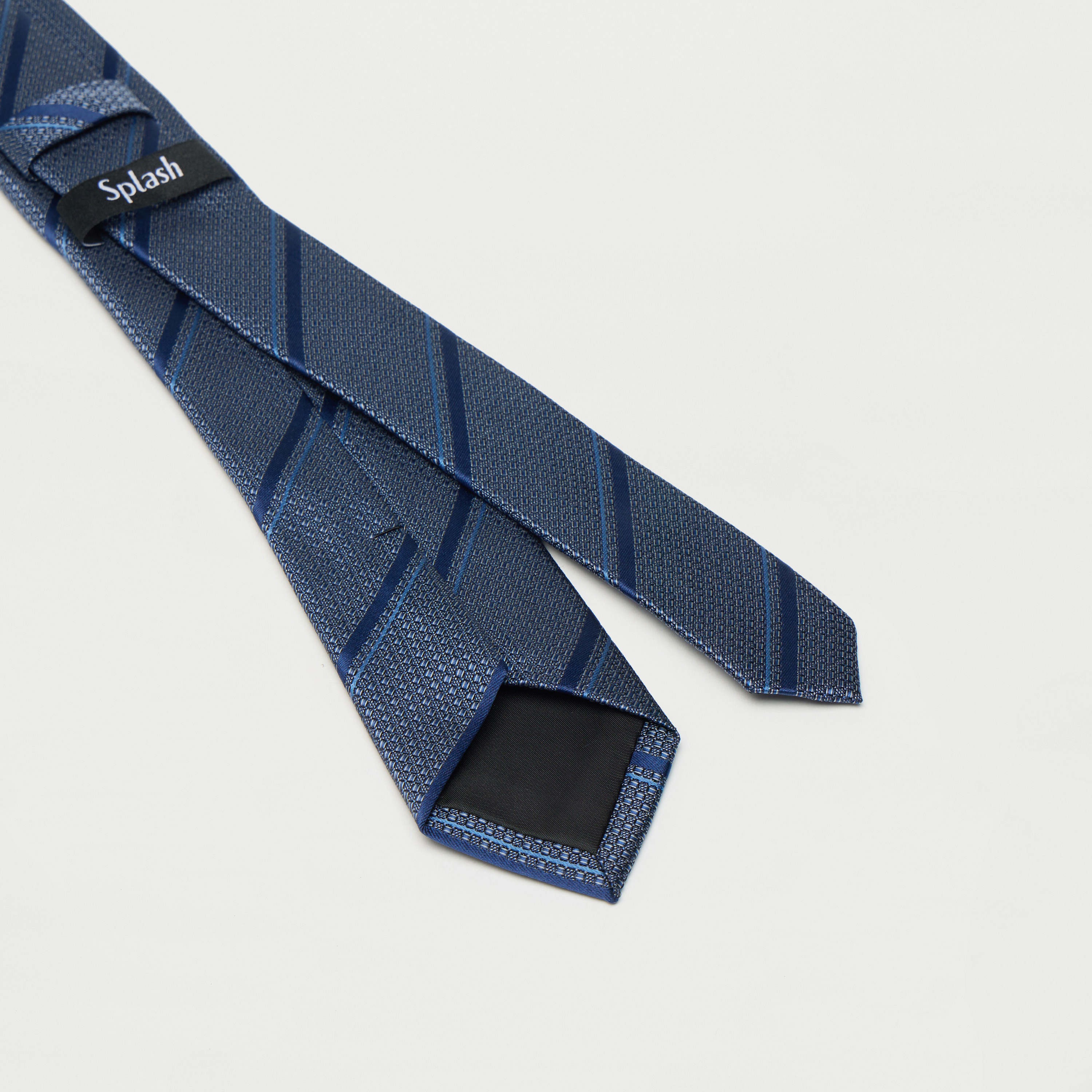 Textured Formal Tie with Keeper Loop-men-tiesandcufflinks-pocketsquares-image-3