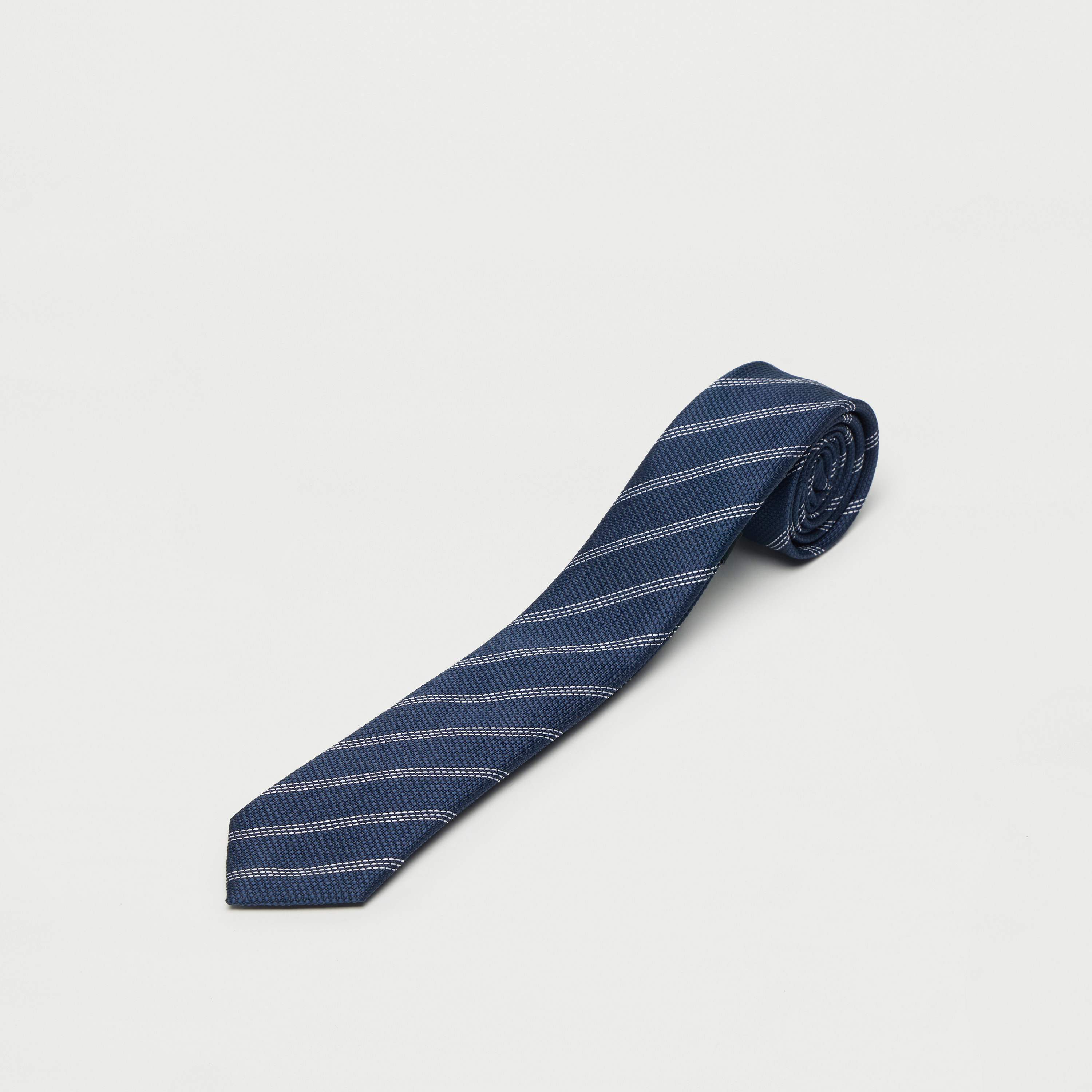 Textured Formal Tie with Keeper Loop-men-tiesandcufflinks-pocketsquares-image-7