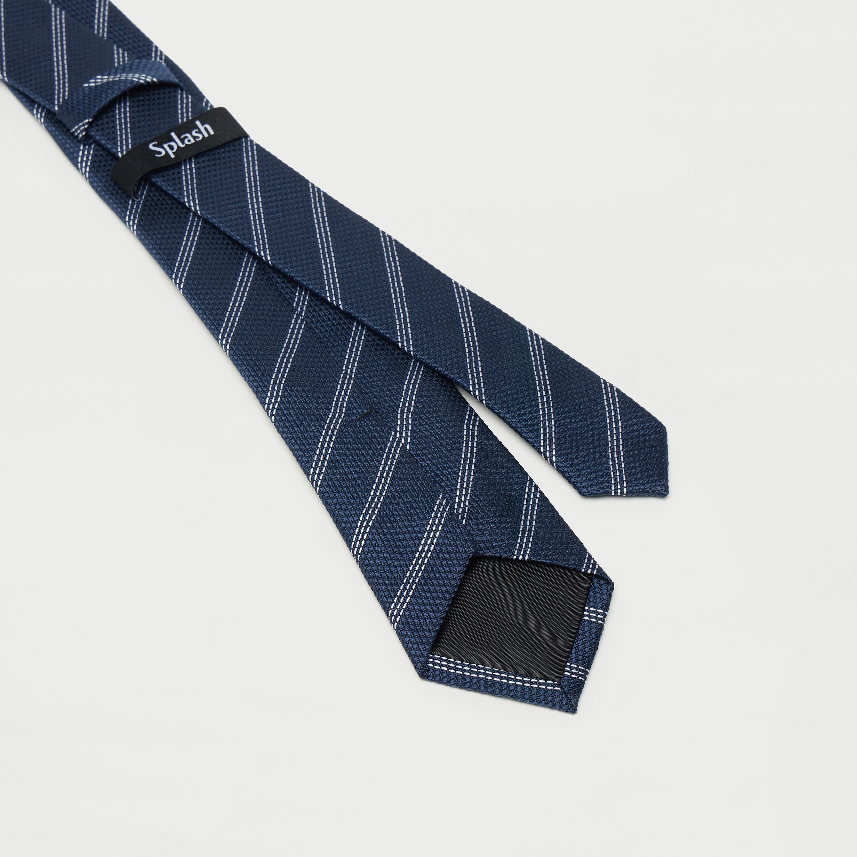 Textured Formal Tie with Keeper Loop-men-tiesandcufflinks-pocketsquares-image-9