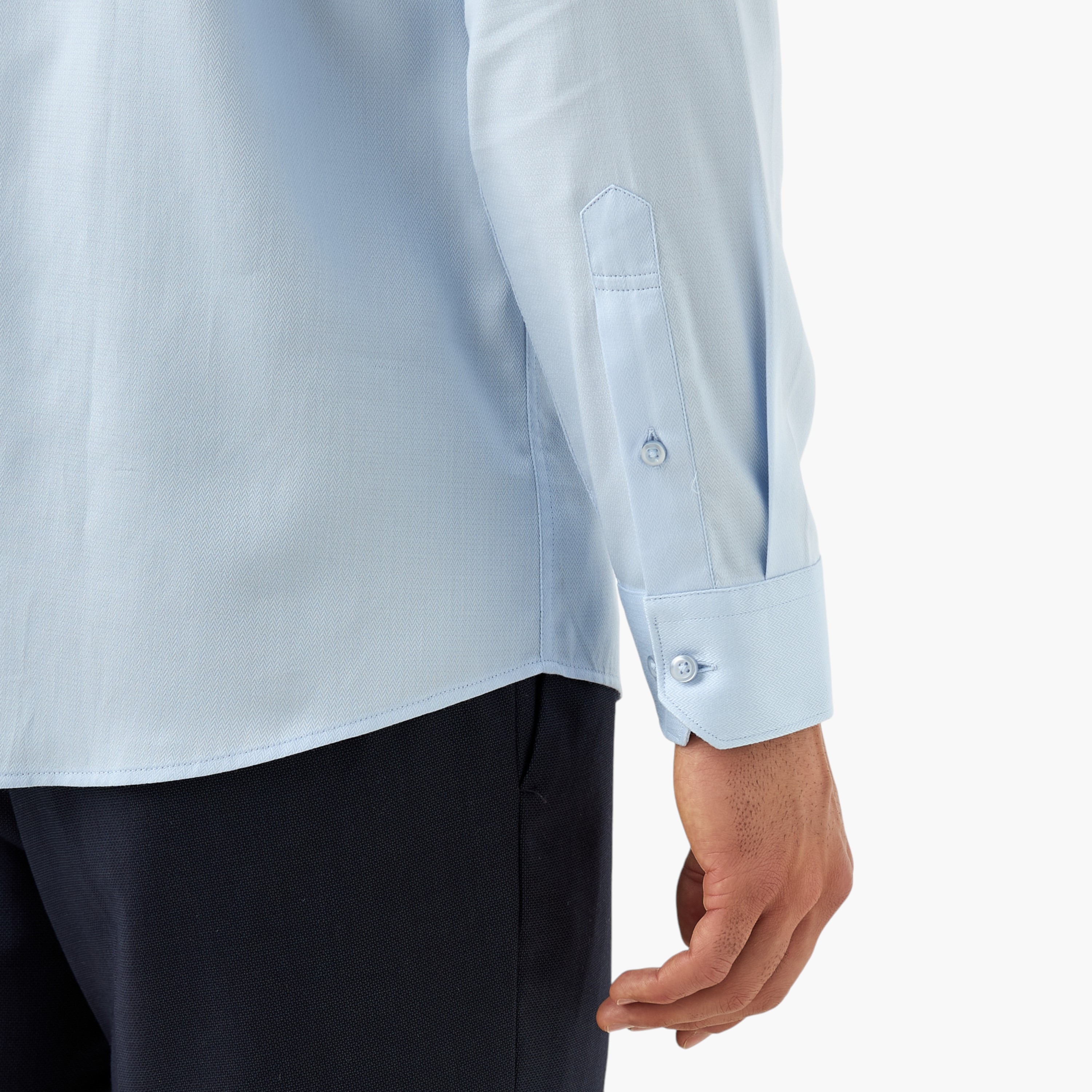 Regular Fit Shirt with Collar and Long Sleeves-men-clothing-shirts-image-17