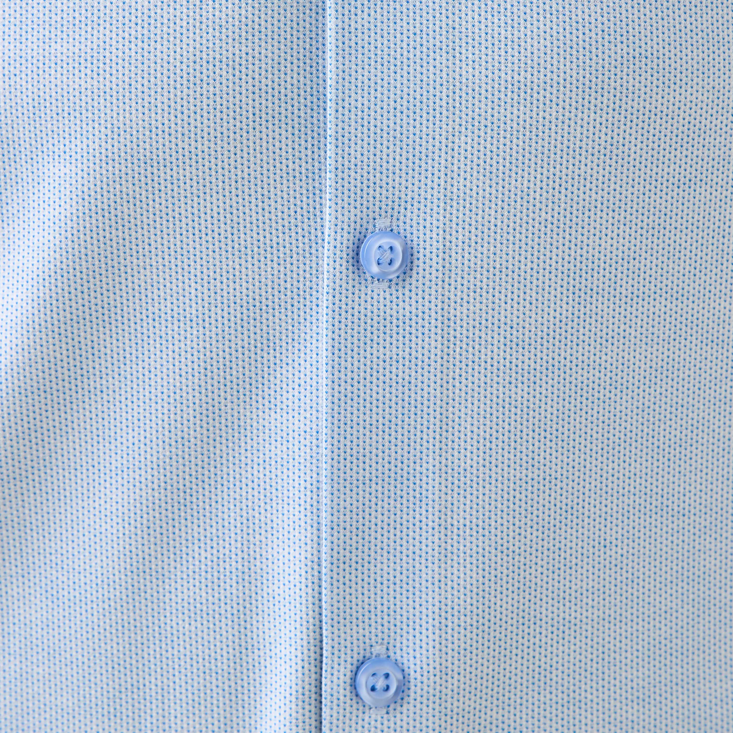 Slim Fit Textured Shirt with Collar and Long Sleeves-men-clothing-shirts-image-6