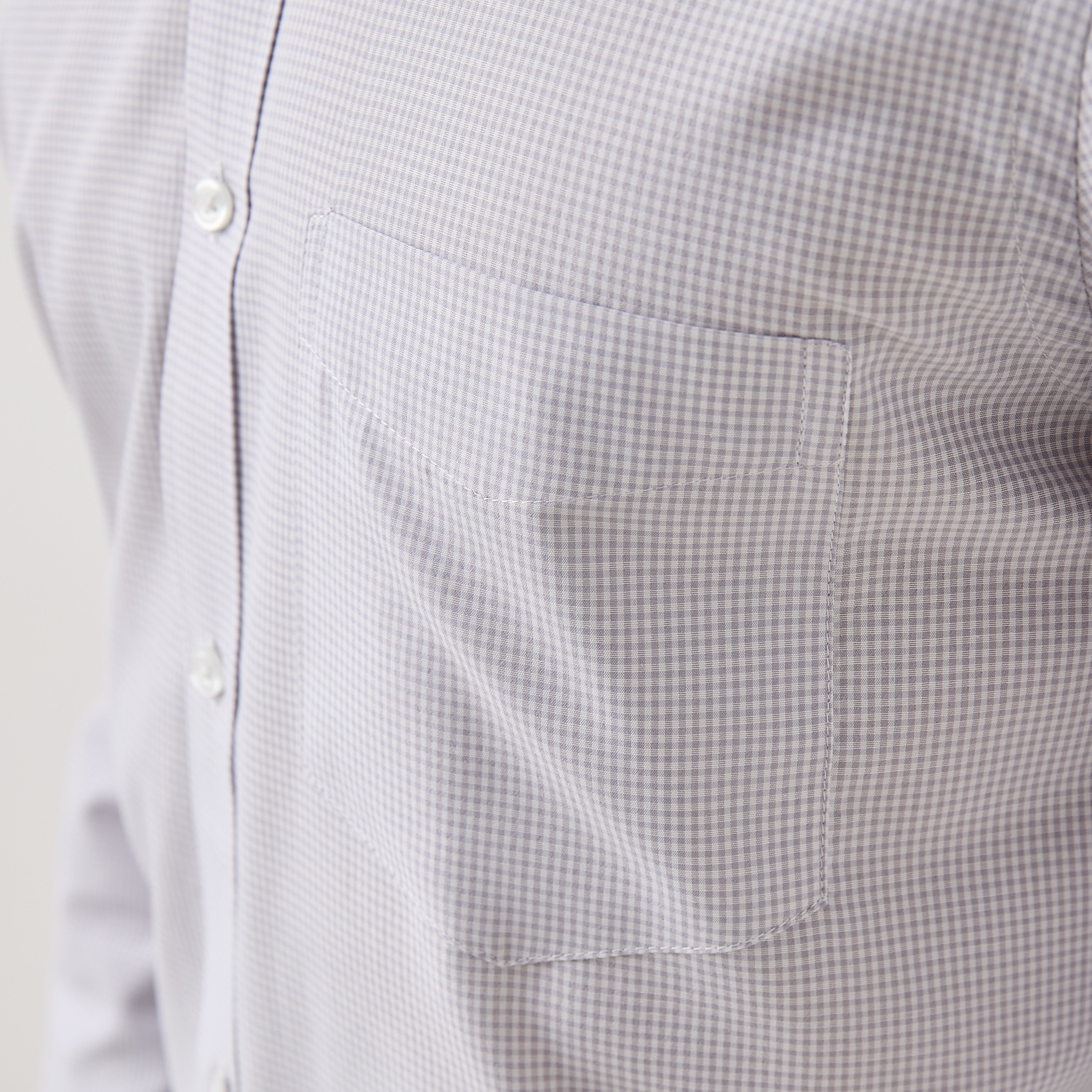 Regular Fit Checked Collared Shirt with Chest Pocket-men-clothing-shirts-image-6