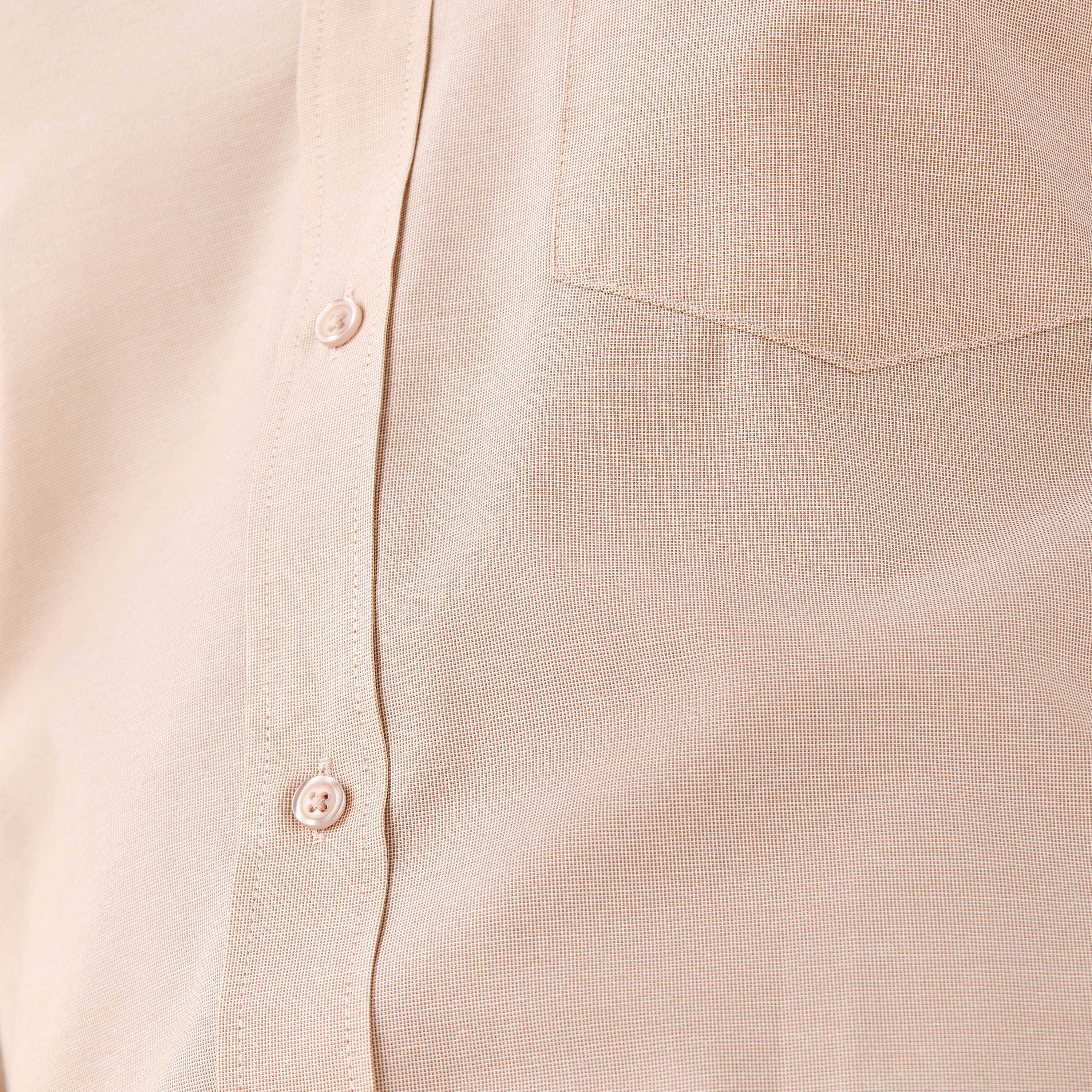 Regular Fit Striped Collared Shirt with Chest Pocket-men-clothing-shirts-image-6