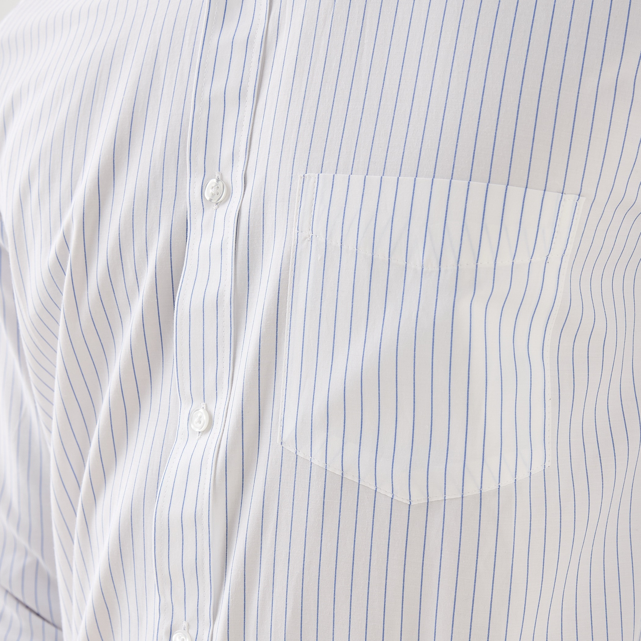 Regular Fit Striped Collared Shirt with Chest Pocket-men-clothing-shirts-image-6
