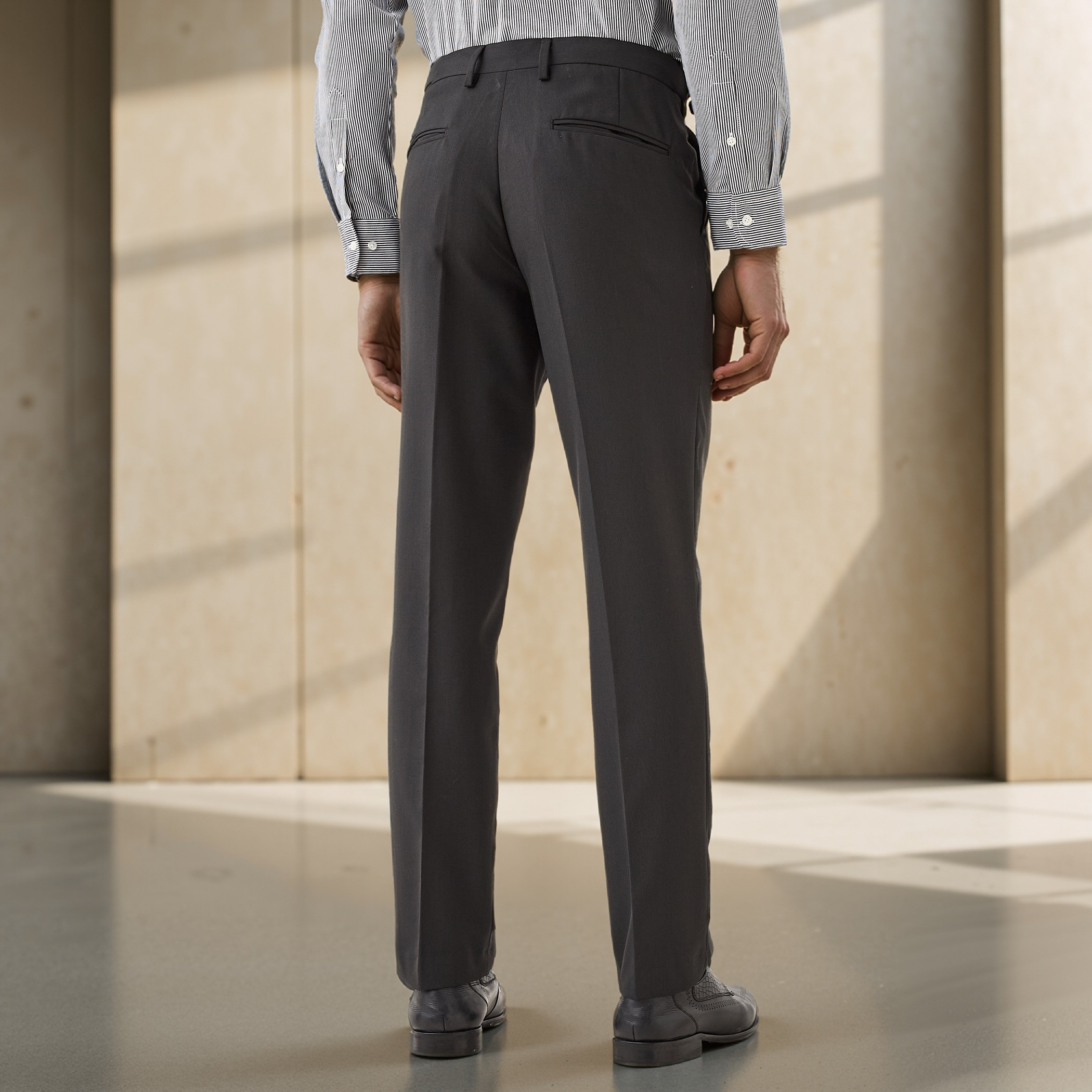 Textured Formal Trousers with Pockets-men-clothing-bottoms-trousersandchinos-trousers-image-3