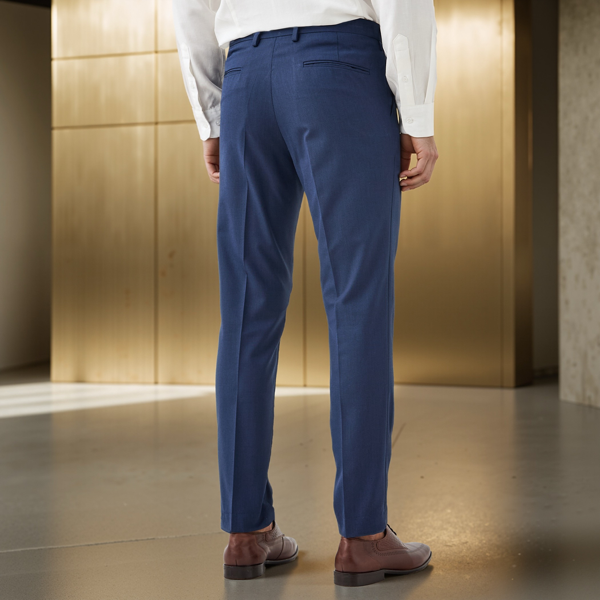 Textured Formal Trousers with Pockets-men-clothing-bottoms-trousersandchinos-trousers-image-3