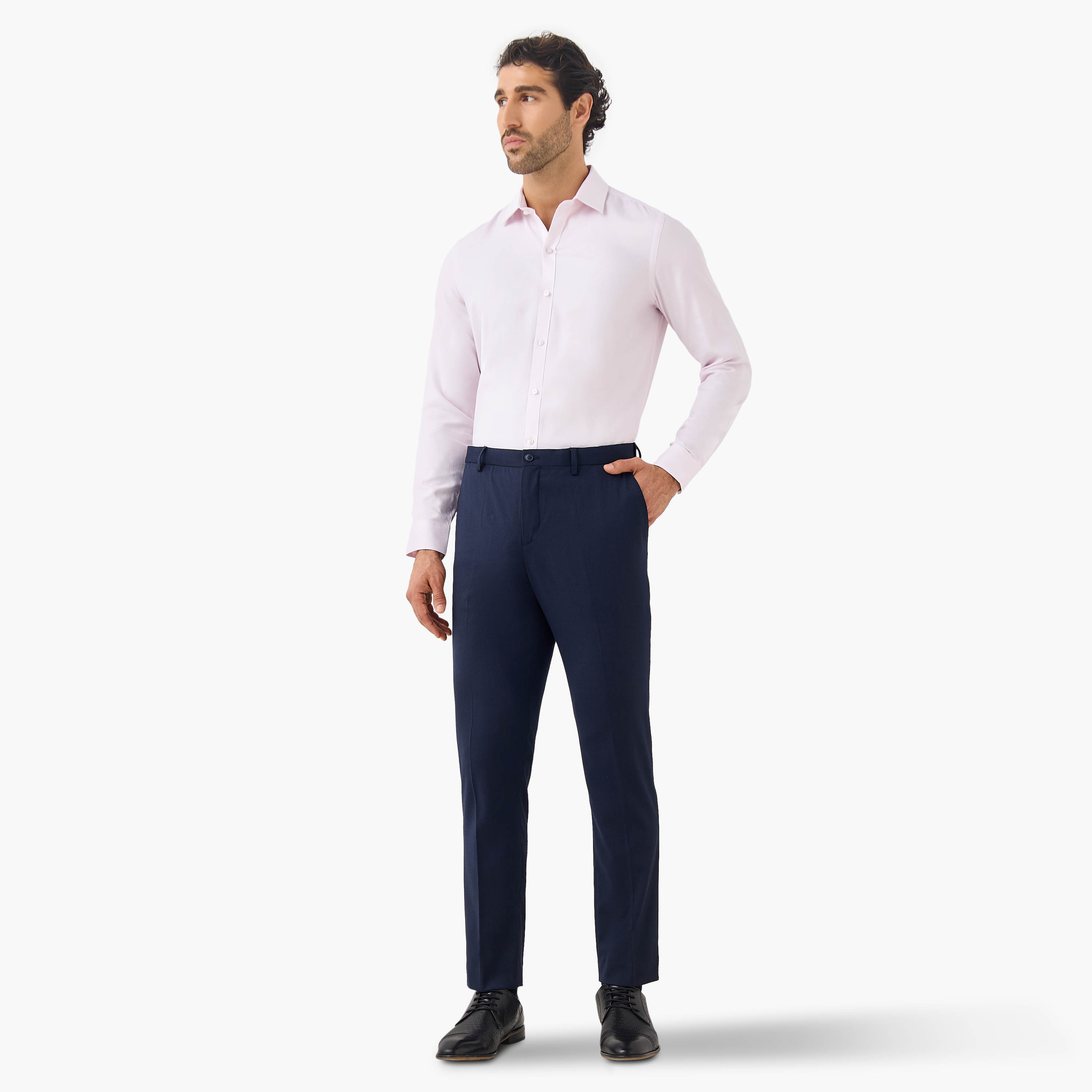 Regular Fit Textured Collared Shirt-men-clothing-shirts-image-2