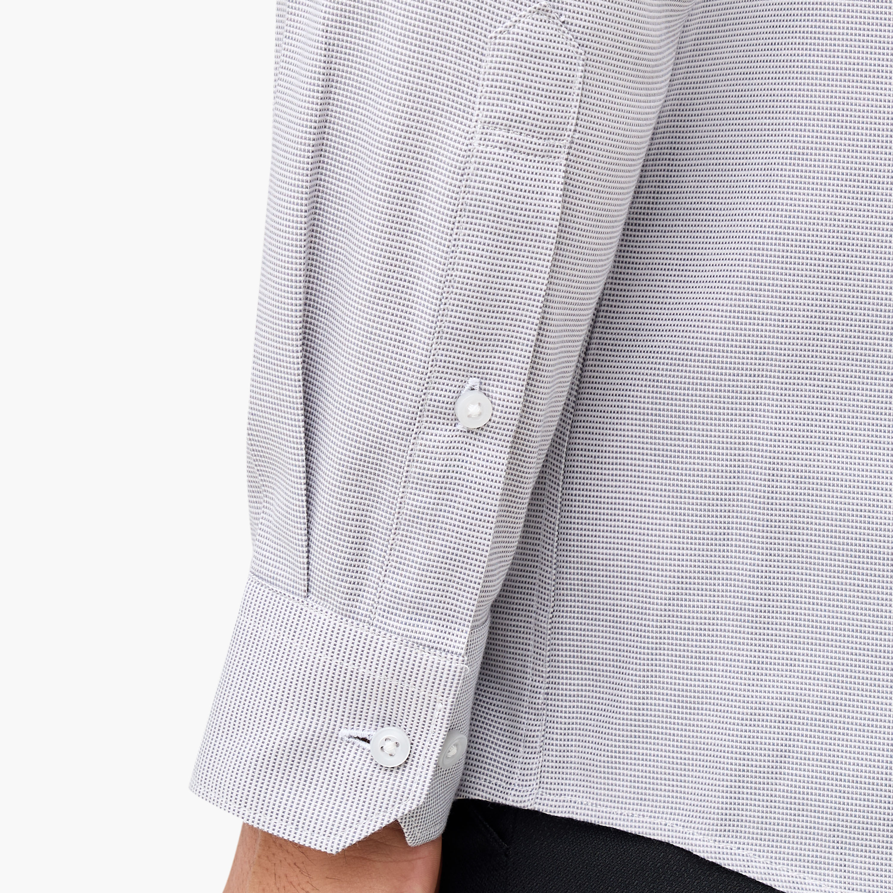 قميص بارز الملمس بقصّة عادية وياقة عادية-men-clothing-shirts-image-5