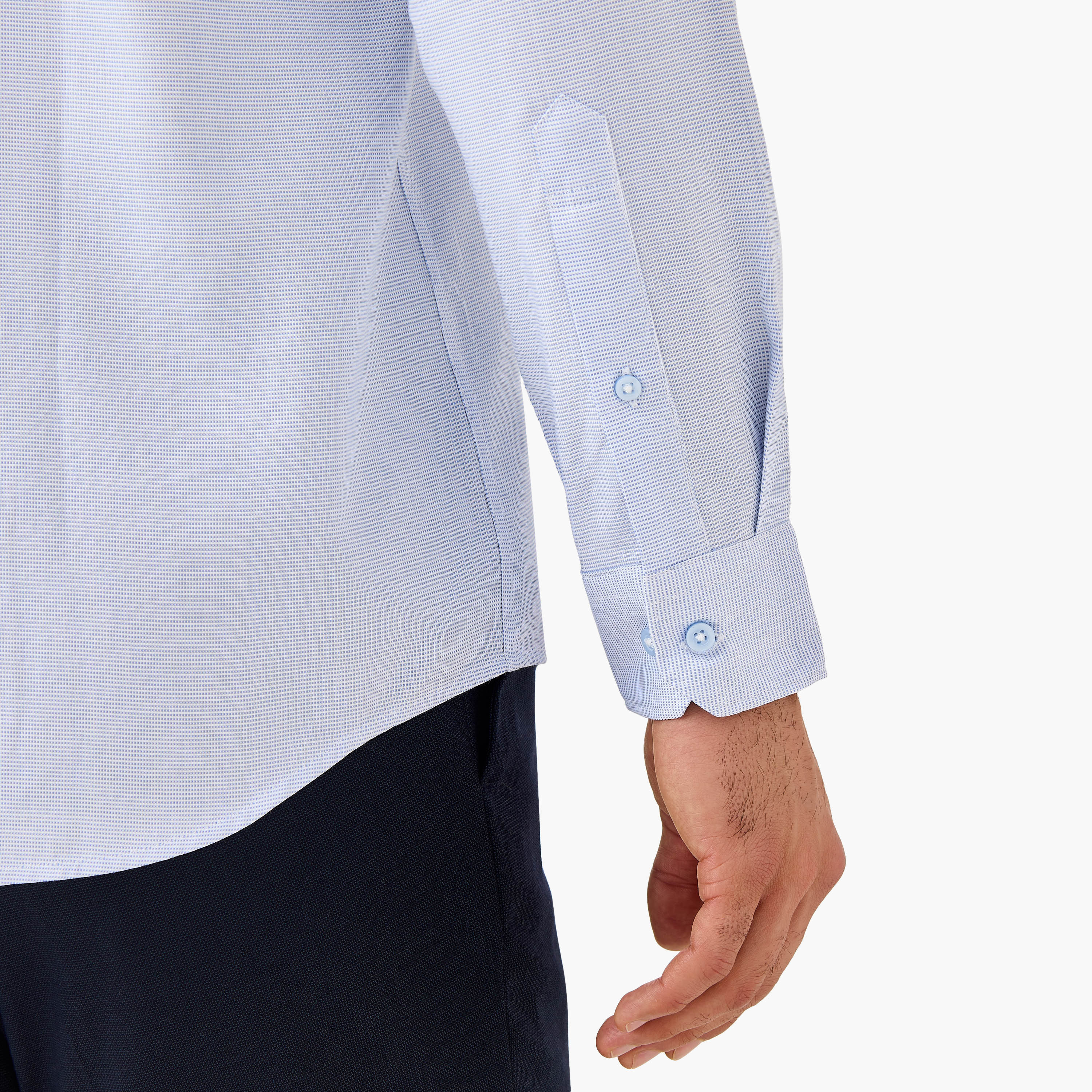 قميص بارز الملمس بقصّة عادية وياقة عادية-men-clothing-shirts-image-5