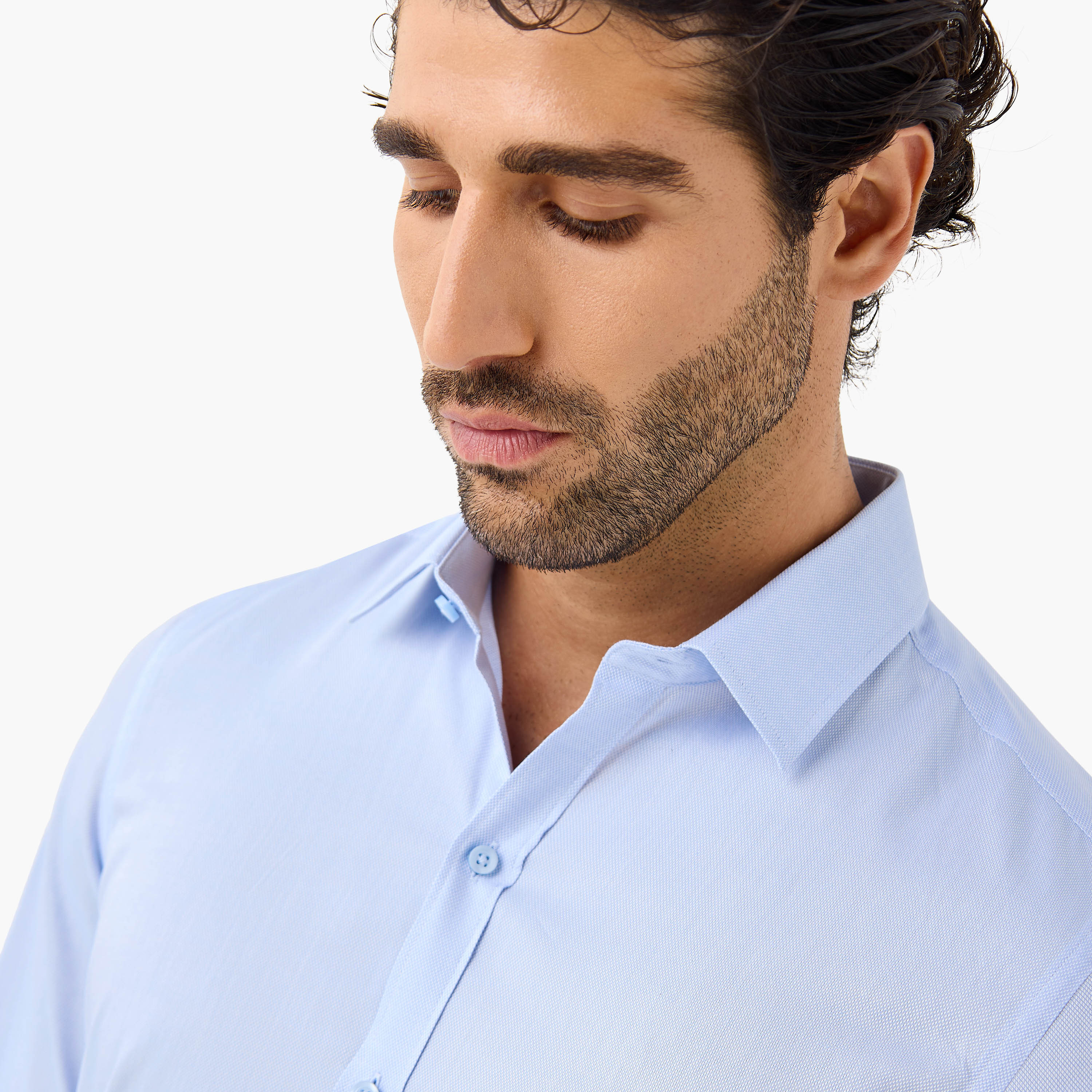 قميص رسمي بارز الملمس بقصّة عادية-men-clothing-shirts-image-4