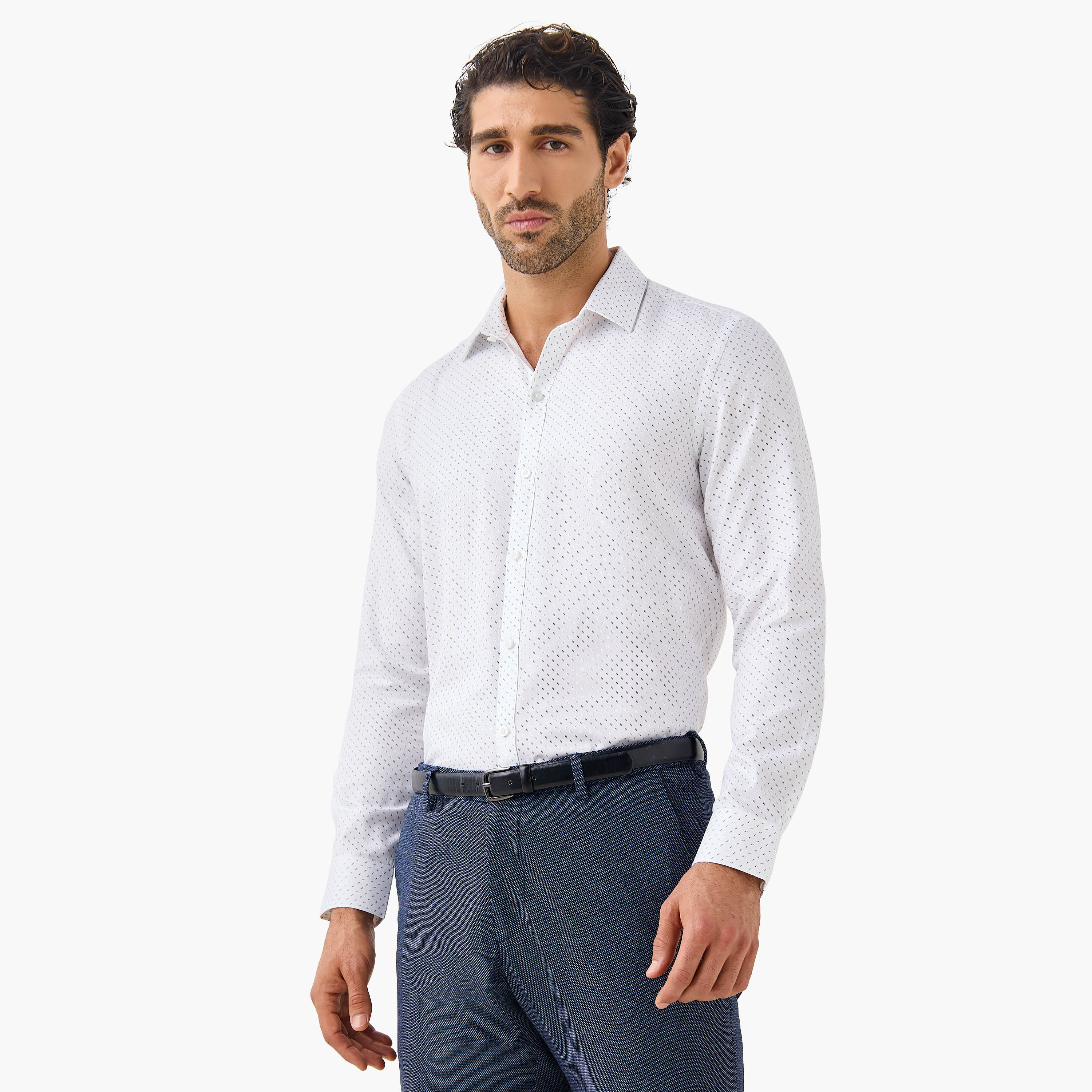 Printed Regular Fit Formal Shirt-men-clothing-shirts-image-1