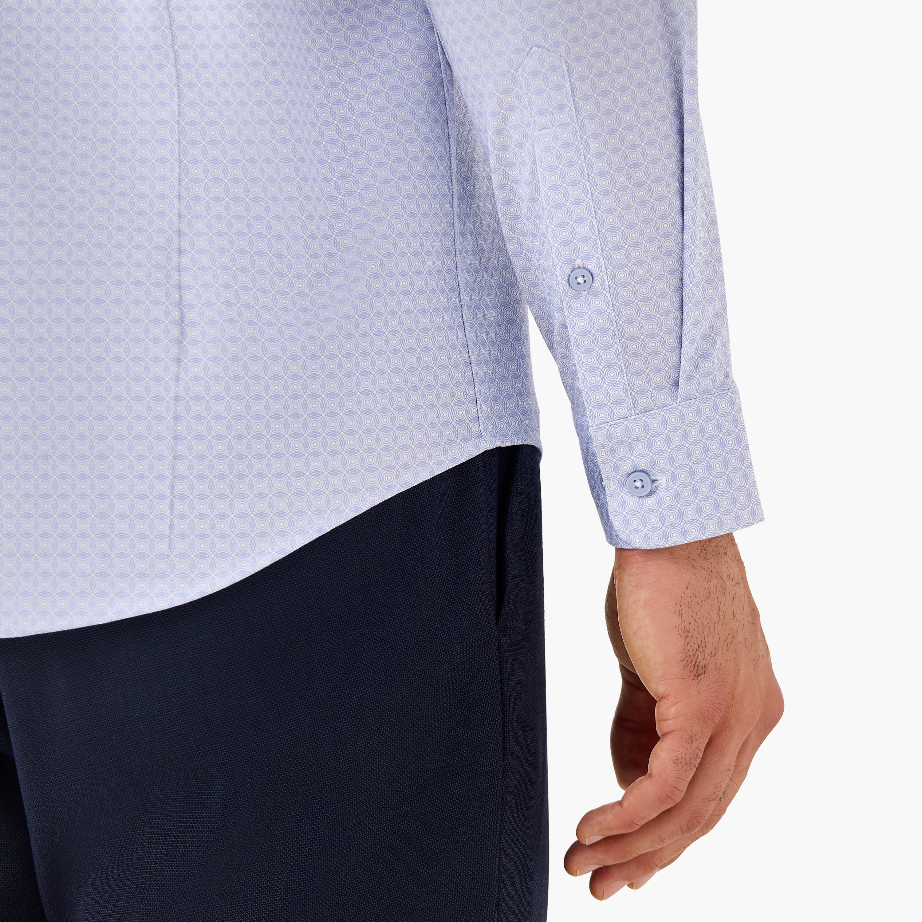 Slim Fit Printed Shirt with Long Sleeves-men-clothing-shirts-image-5