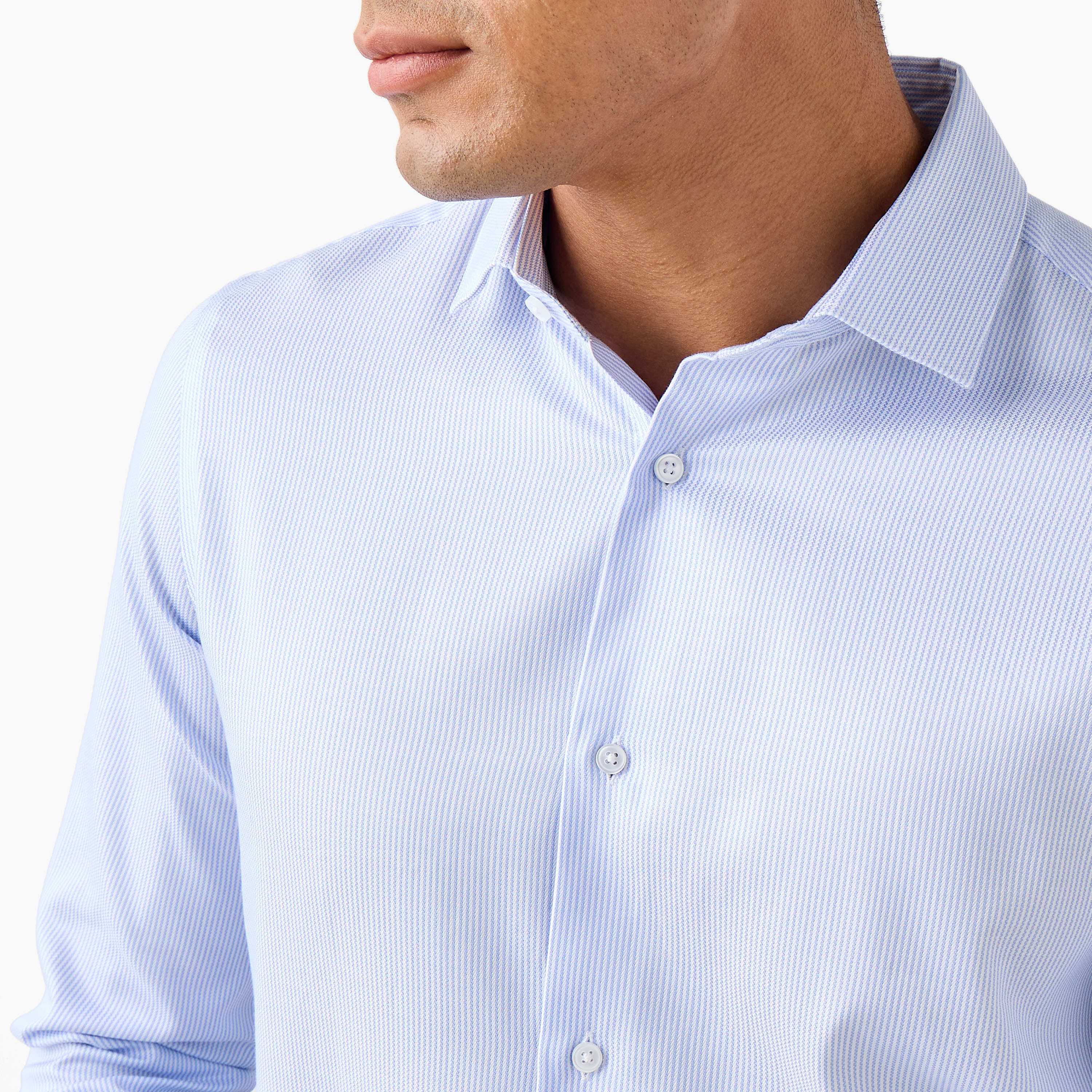 Slim Fit Striped Collared Shirt-men-clothing-shirts-image-5