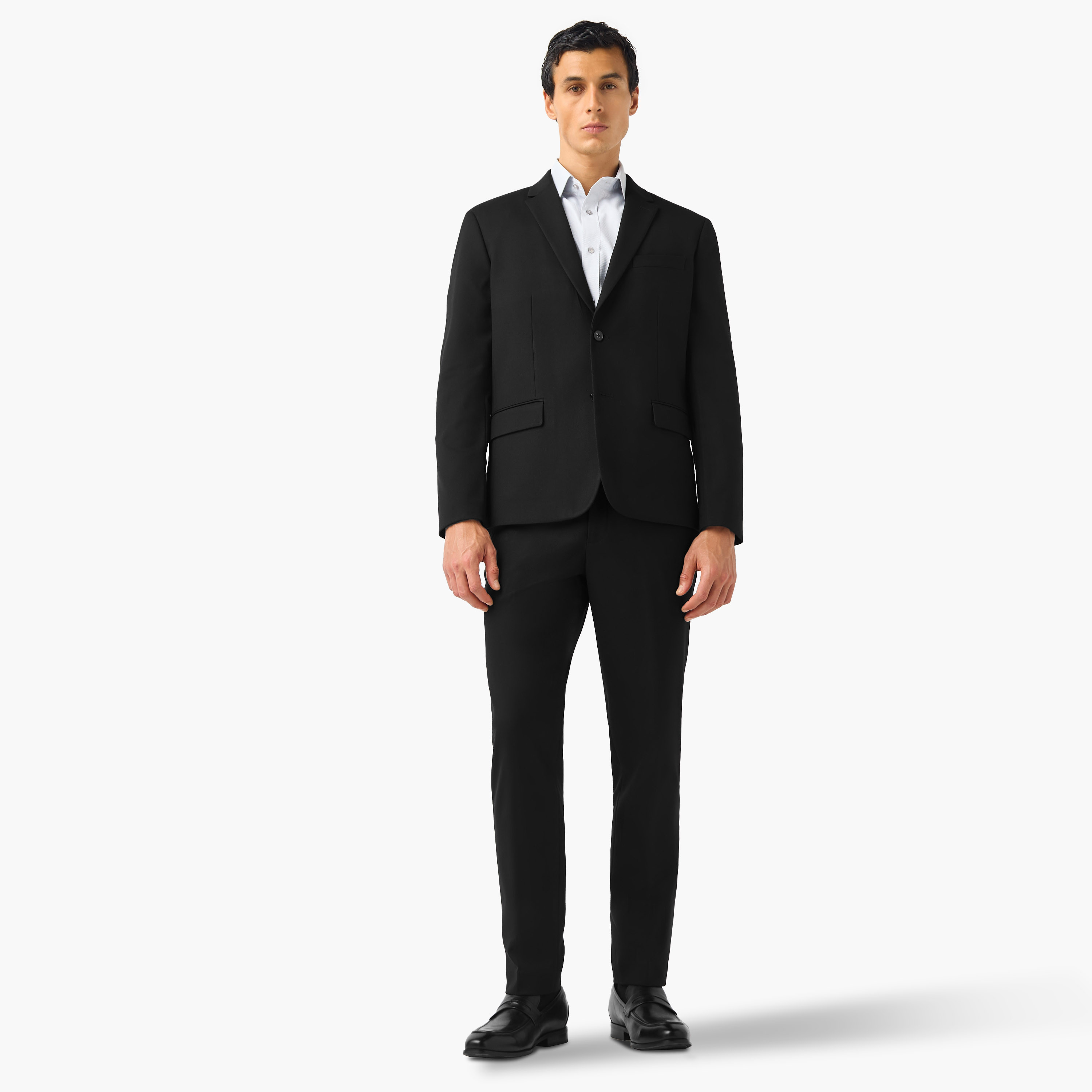 قميص دوبي بياقة وقصة عادية-men-clothing-shirts-image-5