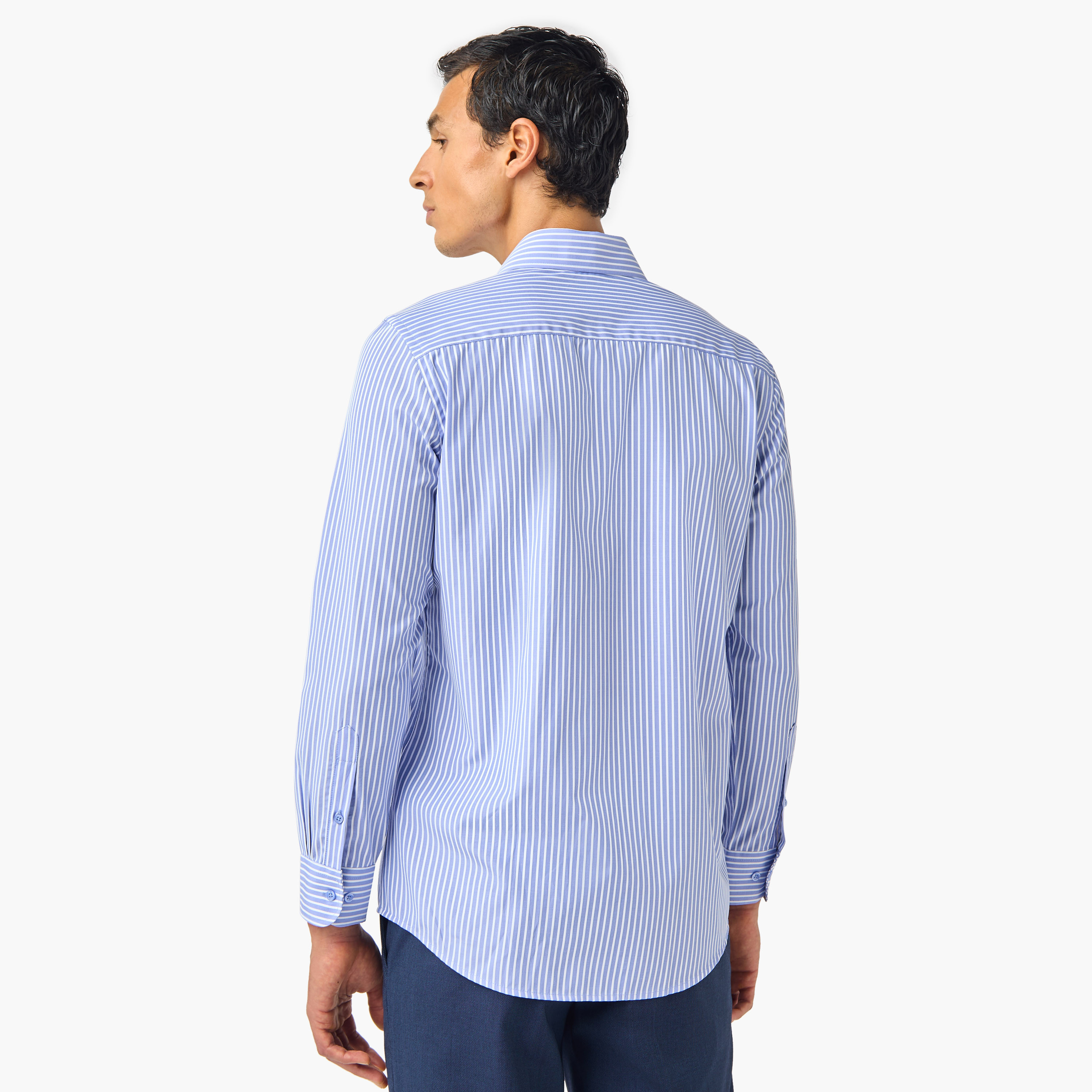 Regular Fit Striped Collared Shirt-men-clothing-shirts-image-2