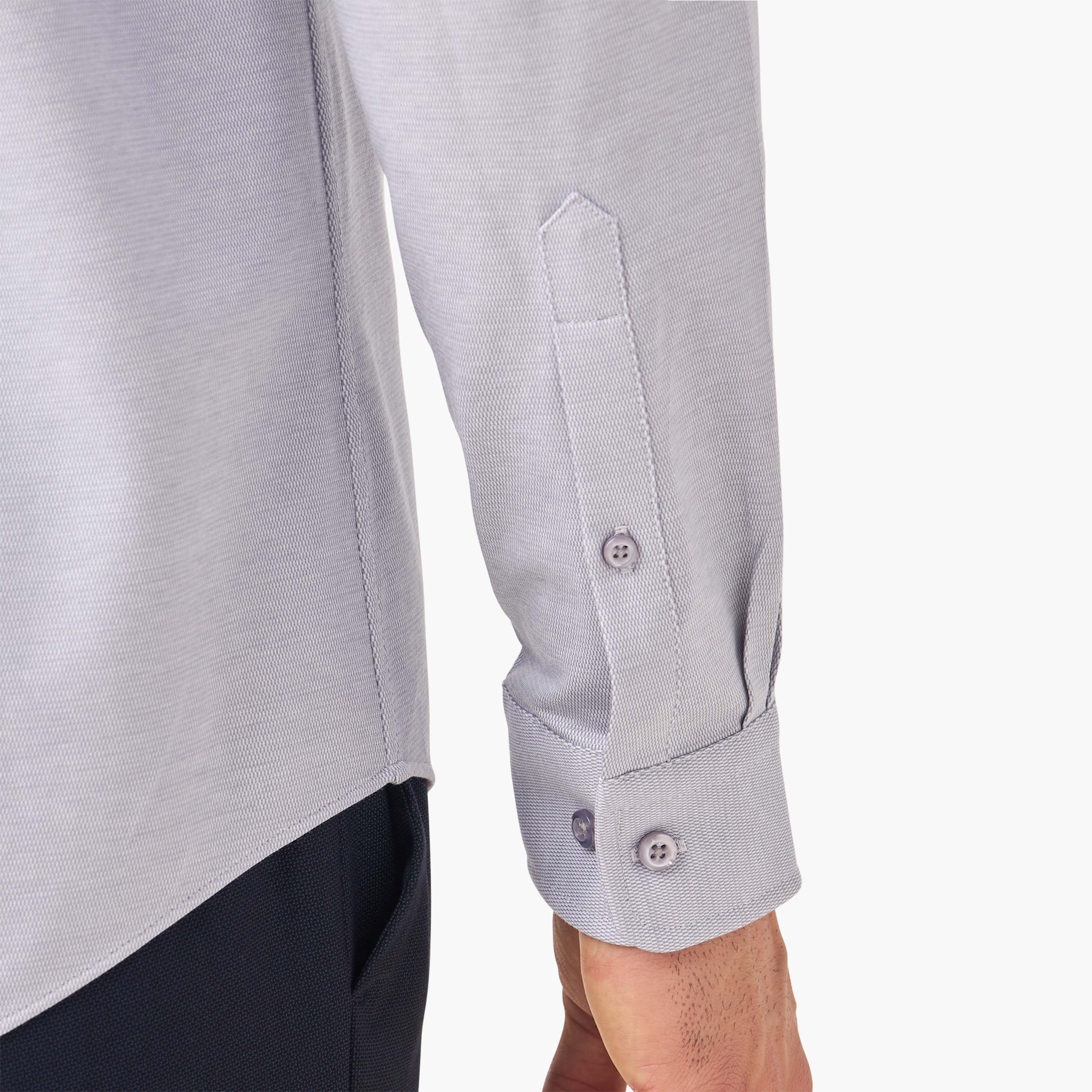 Slim Fit Dobby Shirt with Collar and Long Sleeves-men-clothing-shirts-image-6
