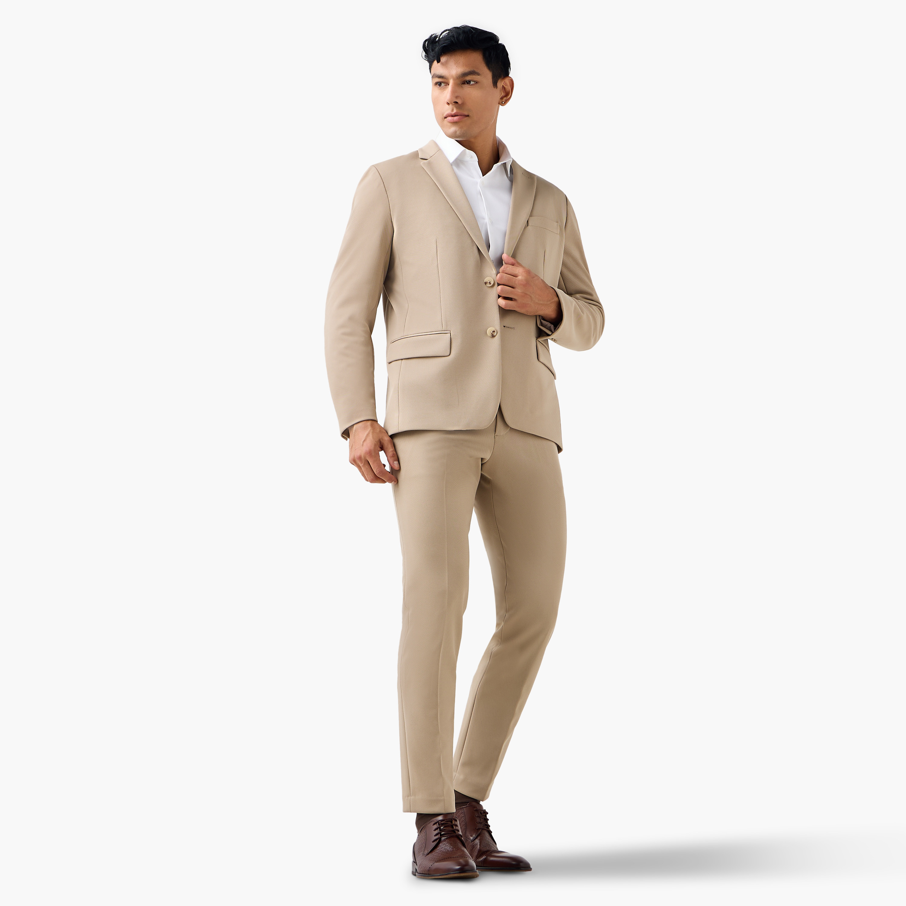Men Slim Fit Notch Lapel Blazer-men-winterwear-jacketsandblazers-image-2