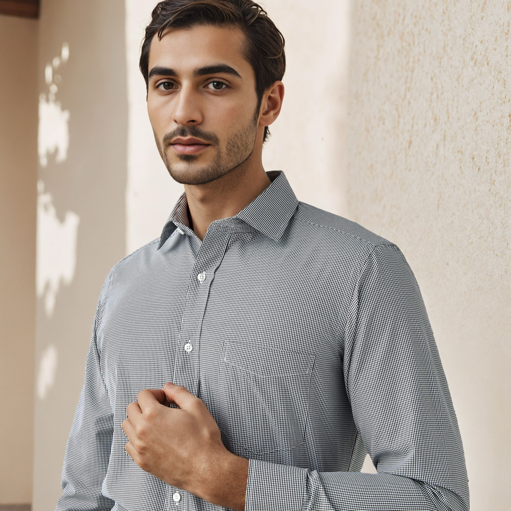 Regular Fit Checked Shirt-men-clothing-shirts-image-4