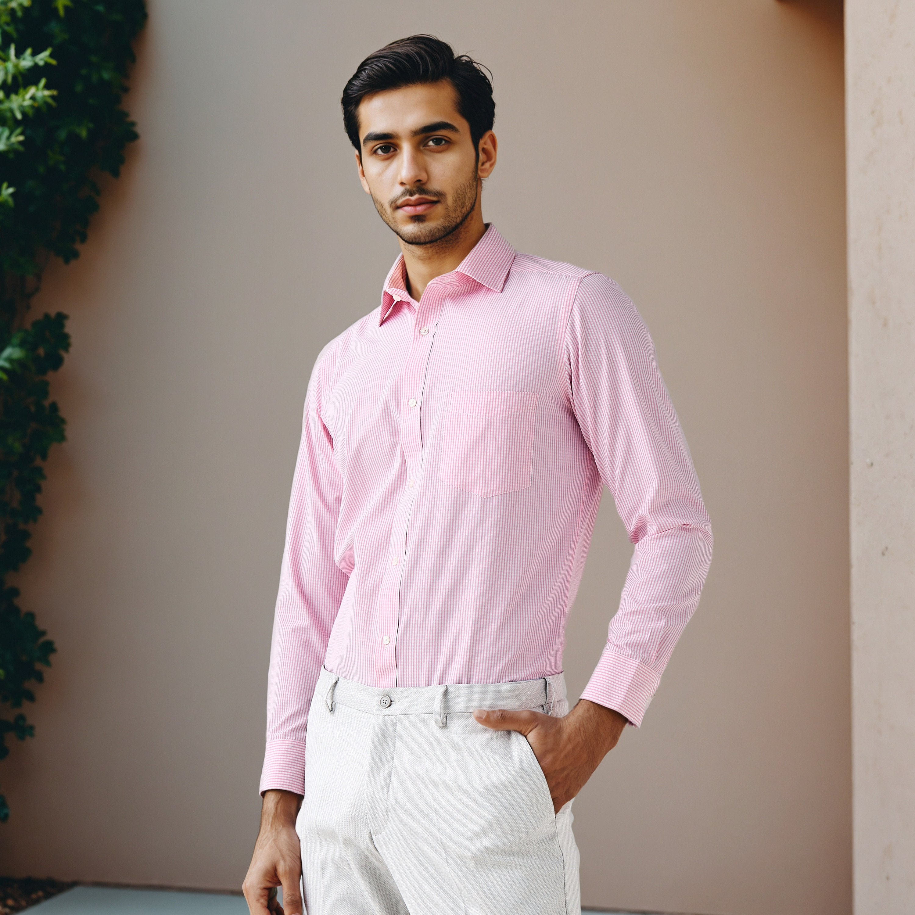Regular Fit Checked Shirt-men-clothing-shirts-image-1
