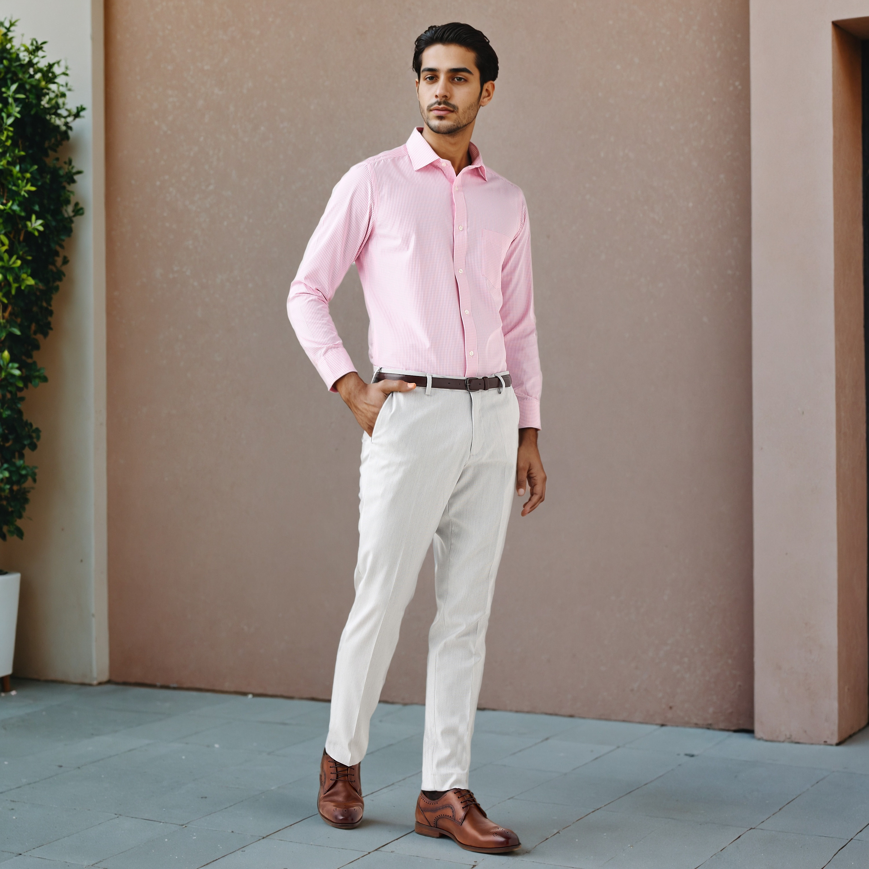 Regular Fit Checked Shirt-men-clothing-shirts-image-2
