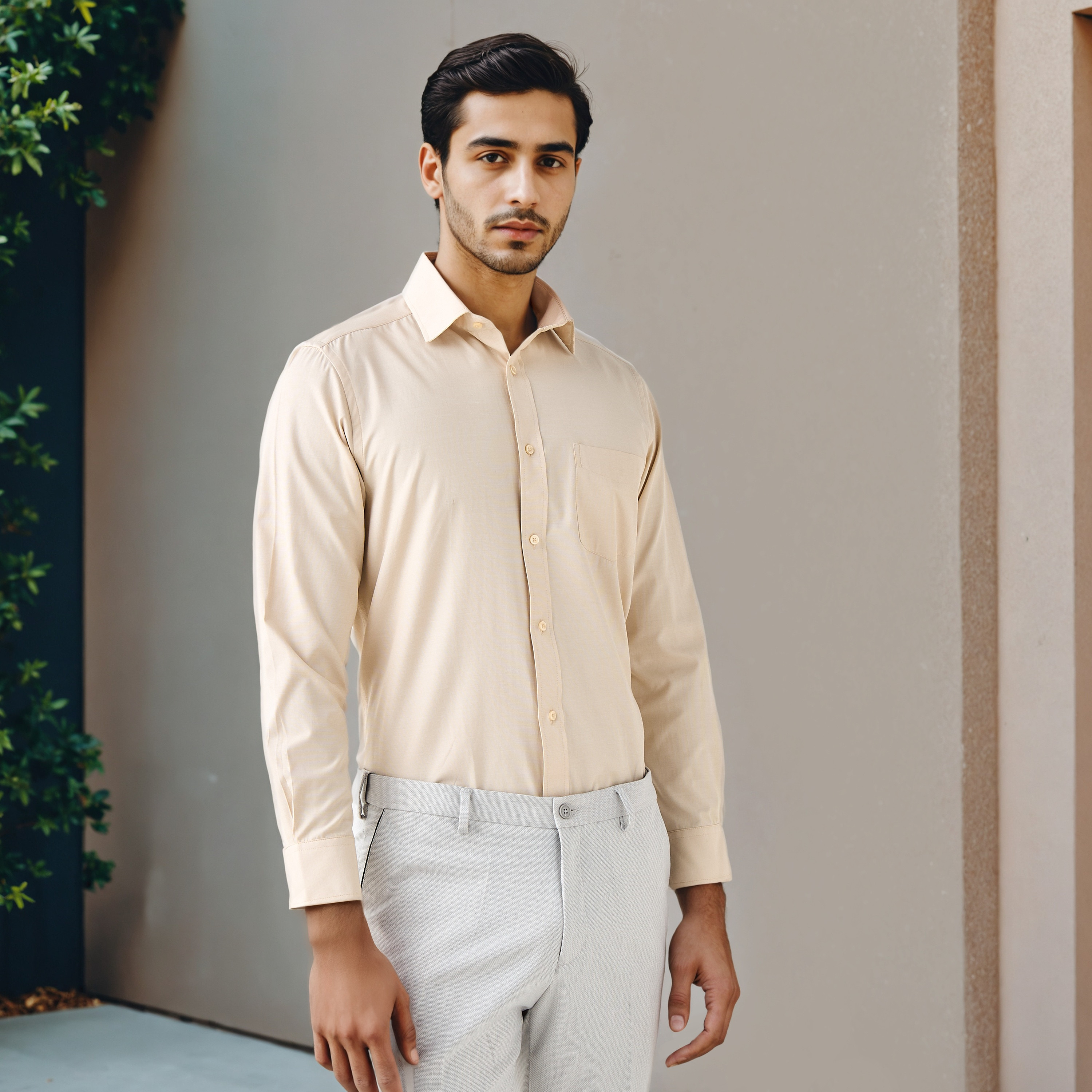 Easy Iron Regular Fit Formal Shirt-men-clothing-shirts-image-1