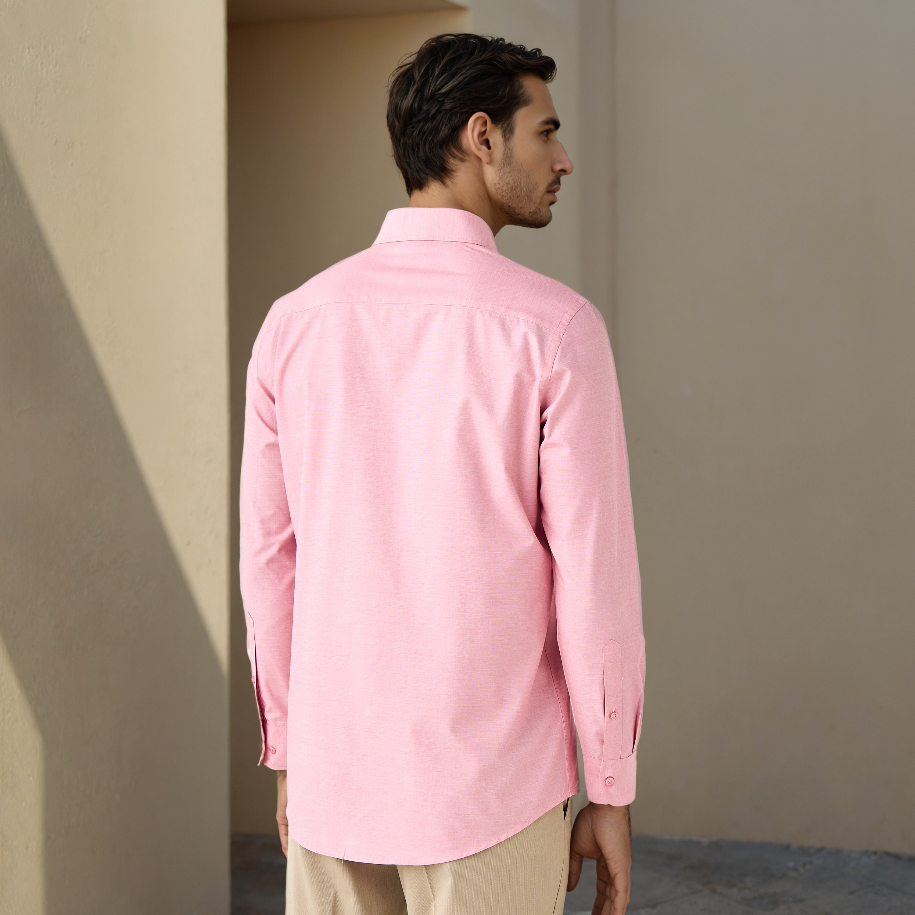 Easy Iron Regular Fit Formal Shirt-men-clothing-shirts-image-3