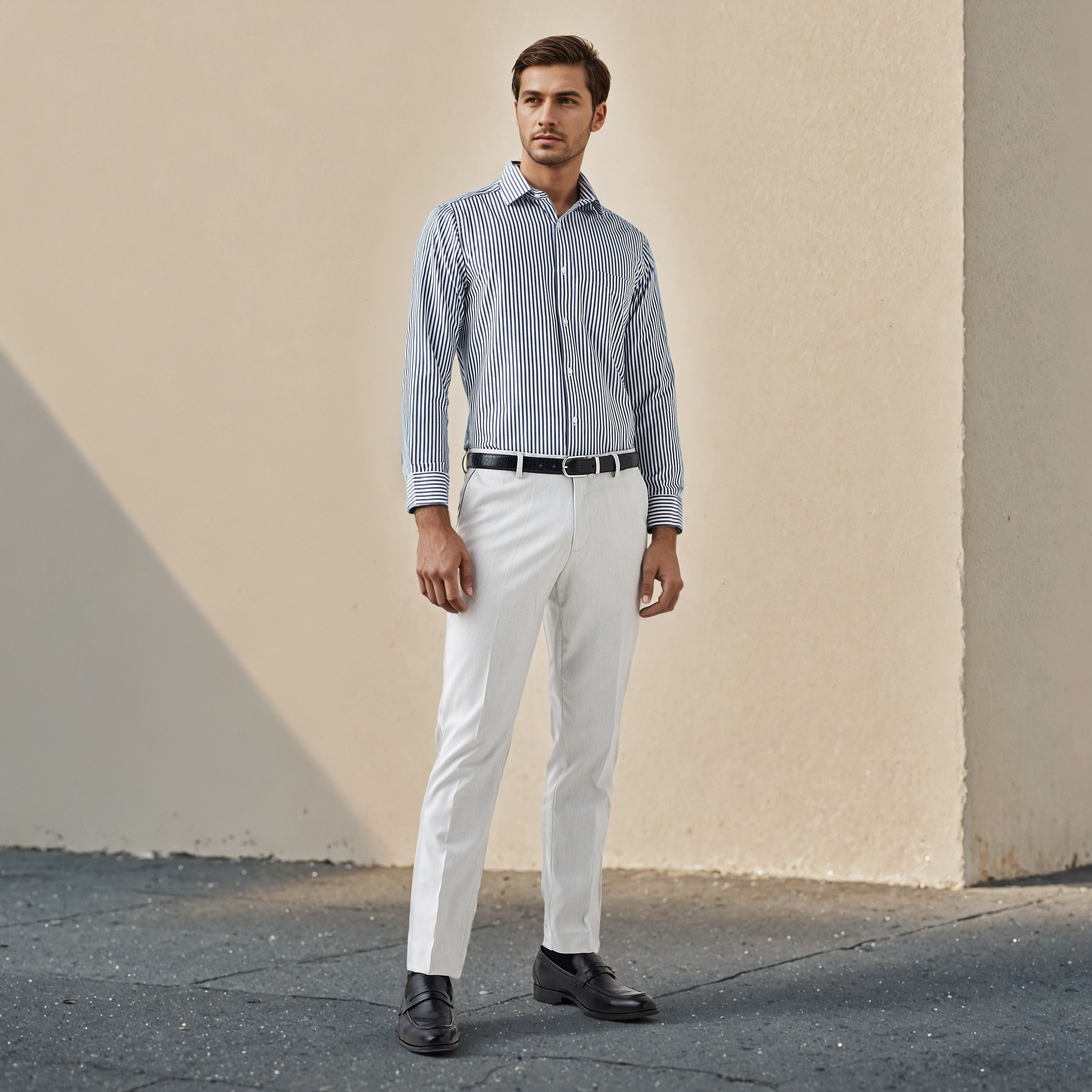 Regular Fit Striped Shirt-men-clothing-shirts-image-2