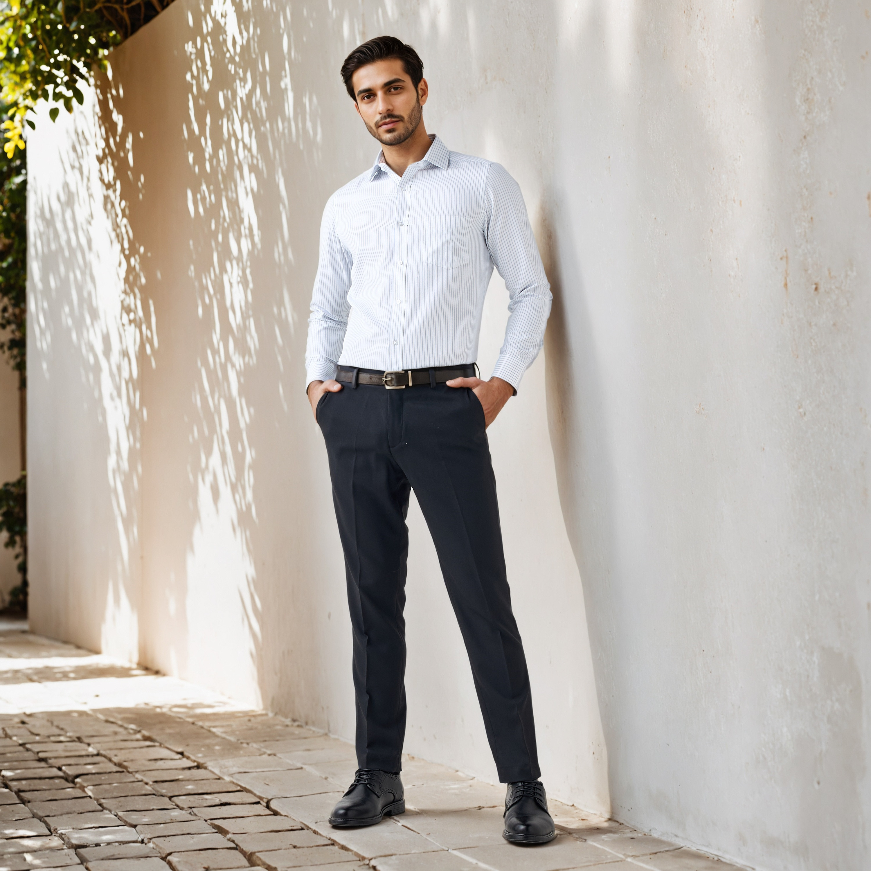 Regular Fit Striped Shirt-men-clothing-shirts-image-2