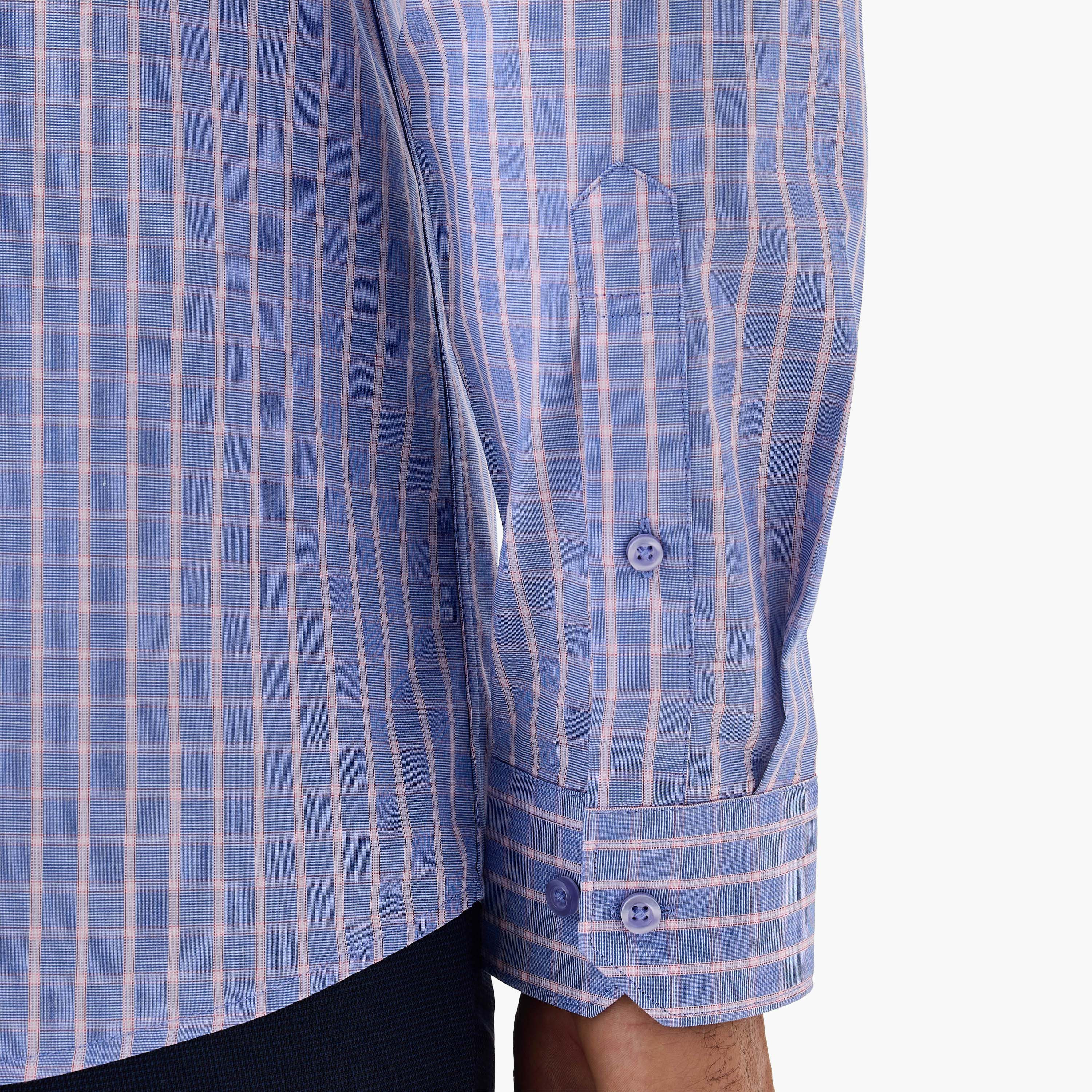 Regular Fit Collared Checked Shirt-men-clothing-shirts-image-5