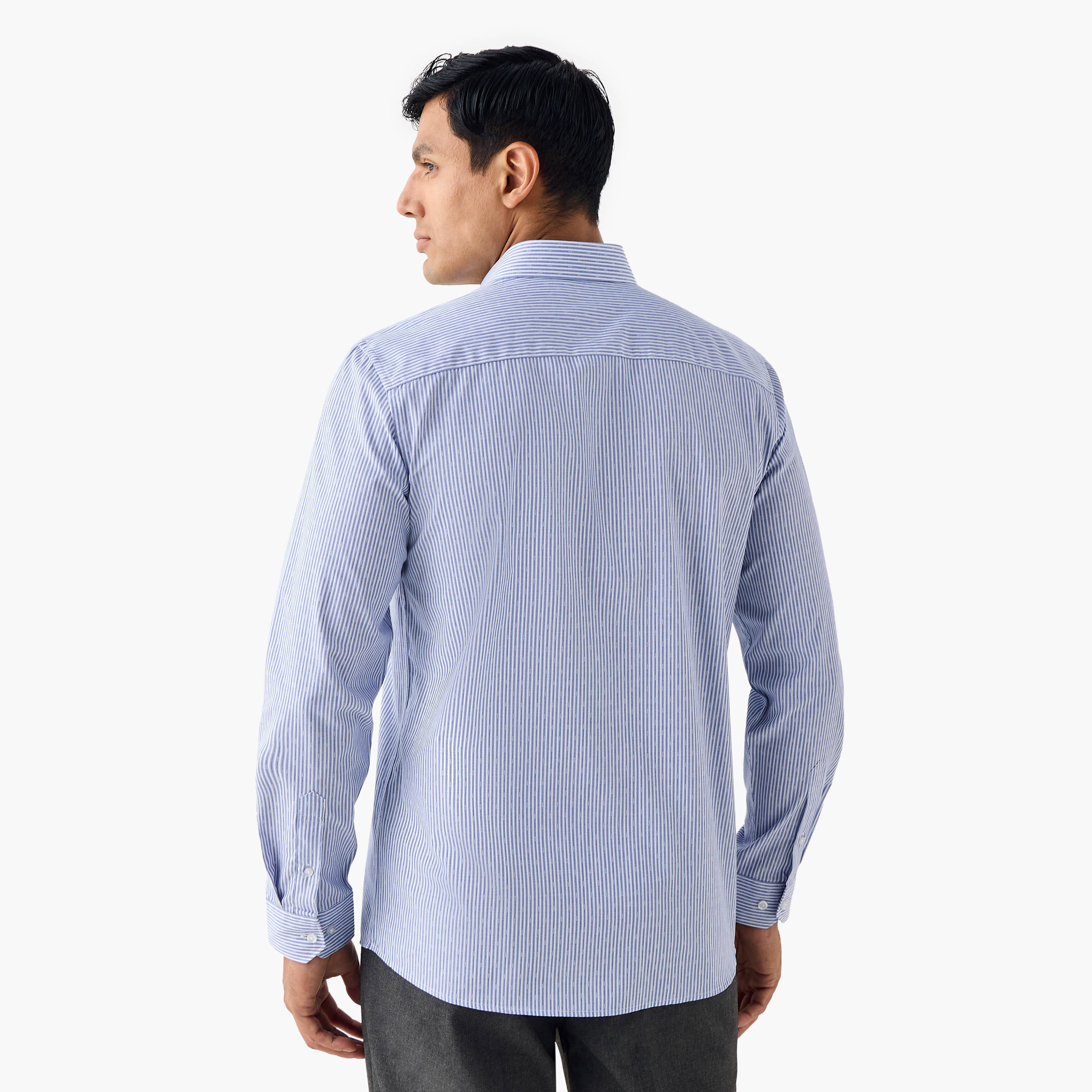 قميص مقلّم بياقة عادية-men-clothing-shirts-image-3