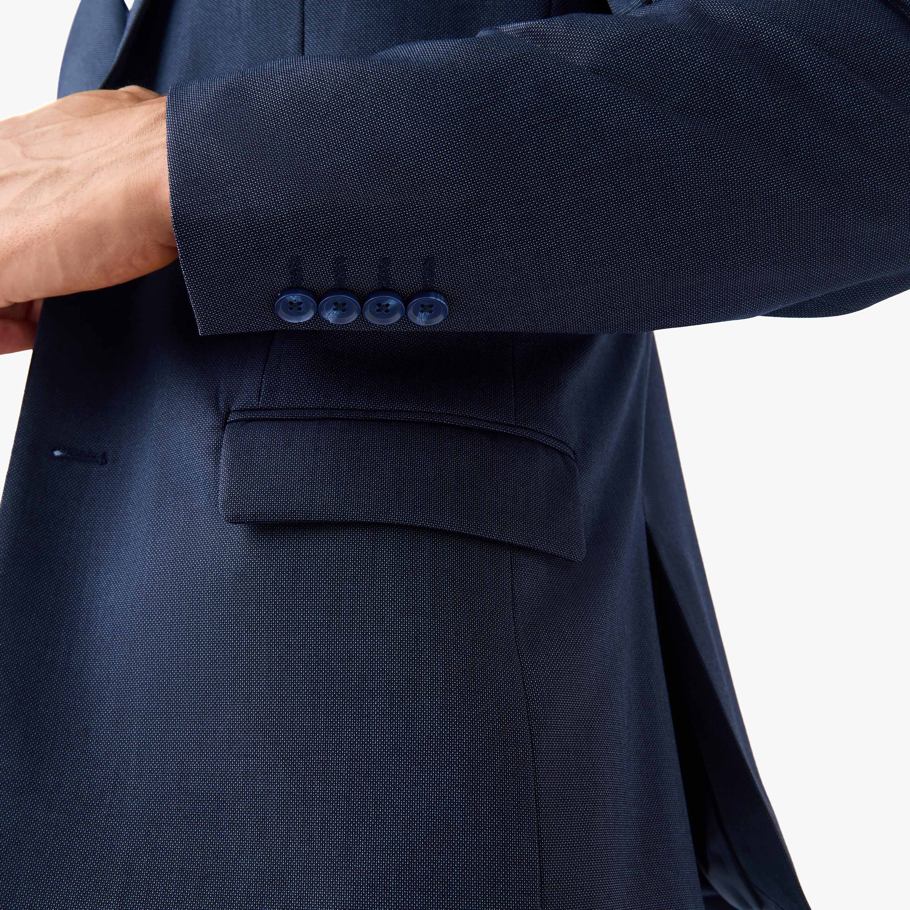 Dobby Textured Notch Lapel Blazer-men-winterwear-jacketsandblazers-image-3