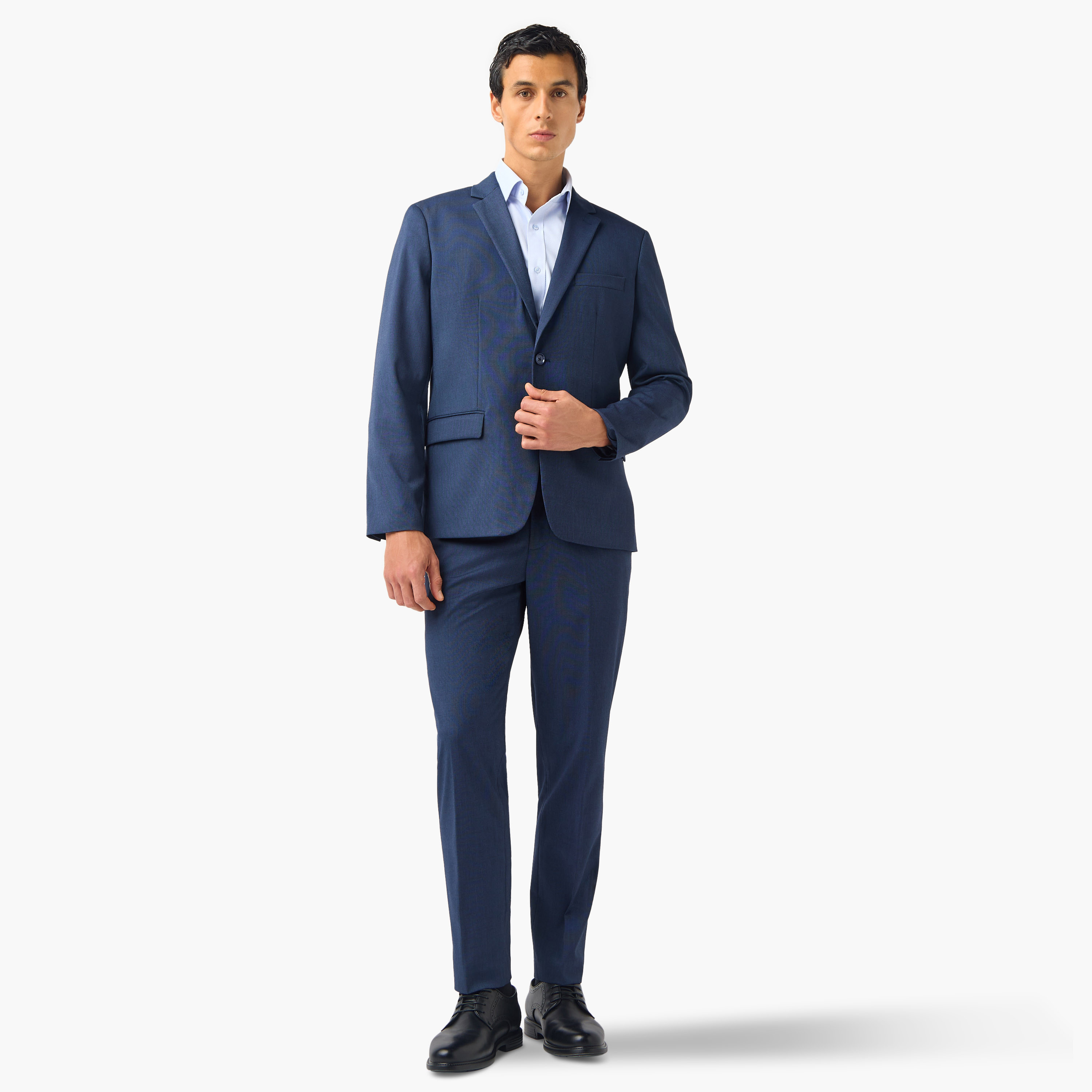 Dobby Textured Notch Lapel Blazer-men-winterwear-jacketsandblazers-image-5