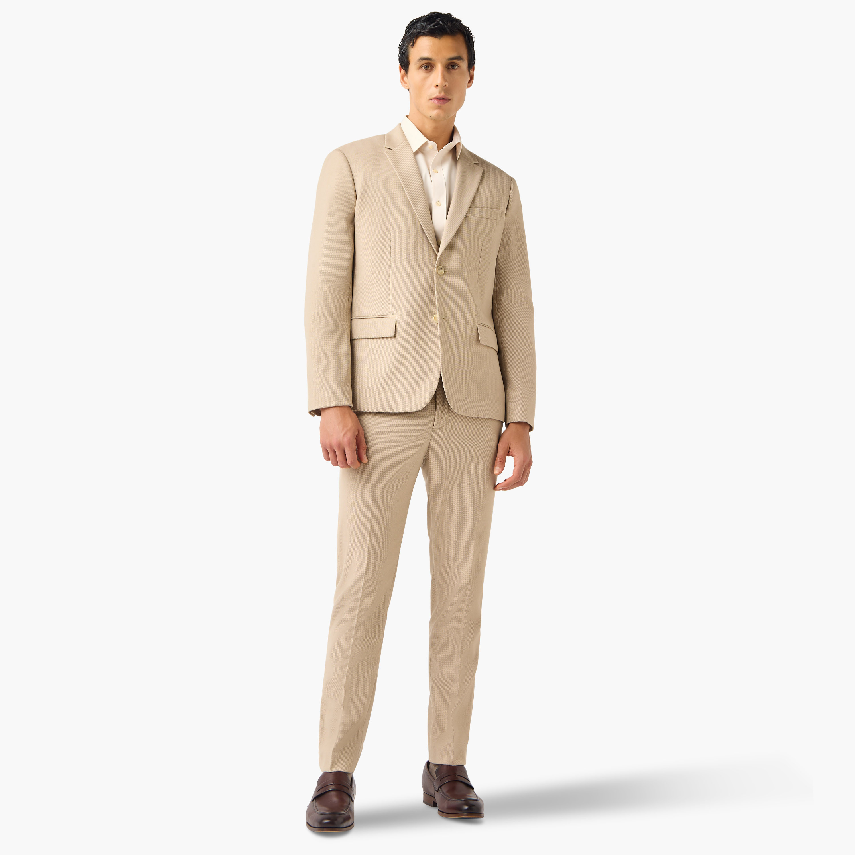 Dobby Textured Notch Lapel Blazer-men-winterwear-jacketsandblazers-image-5